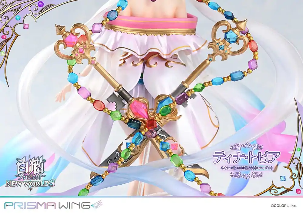 White Cat Project Prisma Wing statuie PVC 1/7 Tina Topia (The 10 Billion Tridollars of Neon Island) 22 cm poza produsului