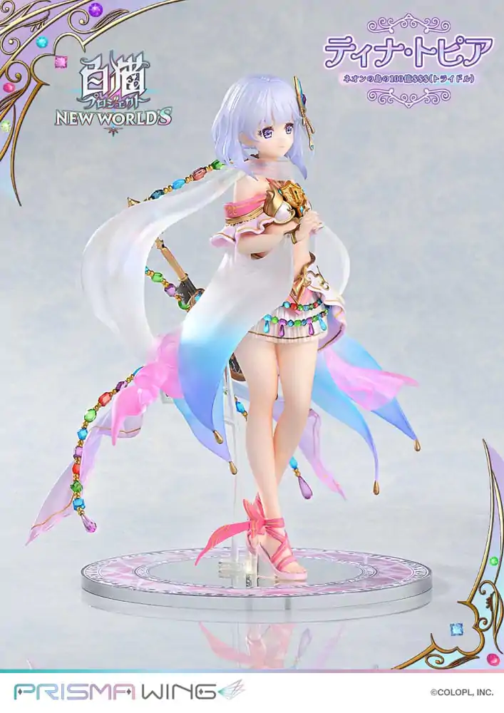 White Cat Project Prisma Wing statuie PVC 1/7 Tina Topia (The 10 Billion Tridollars of Neon Island) 22 cm poza produsului