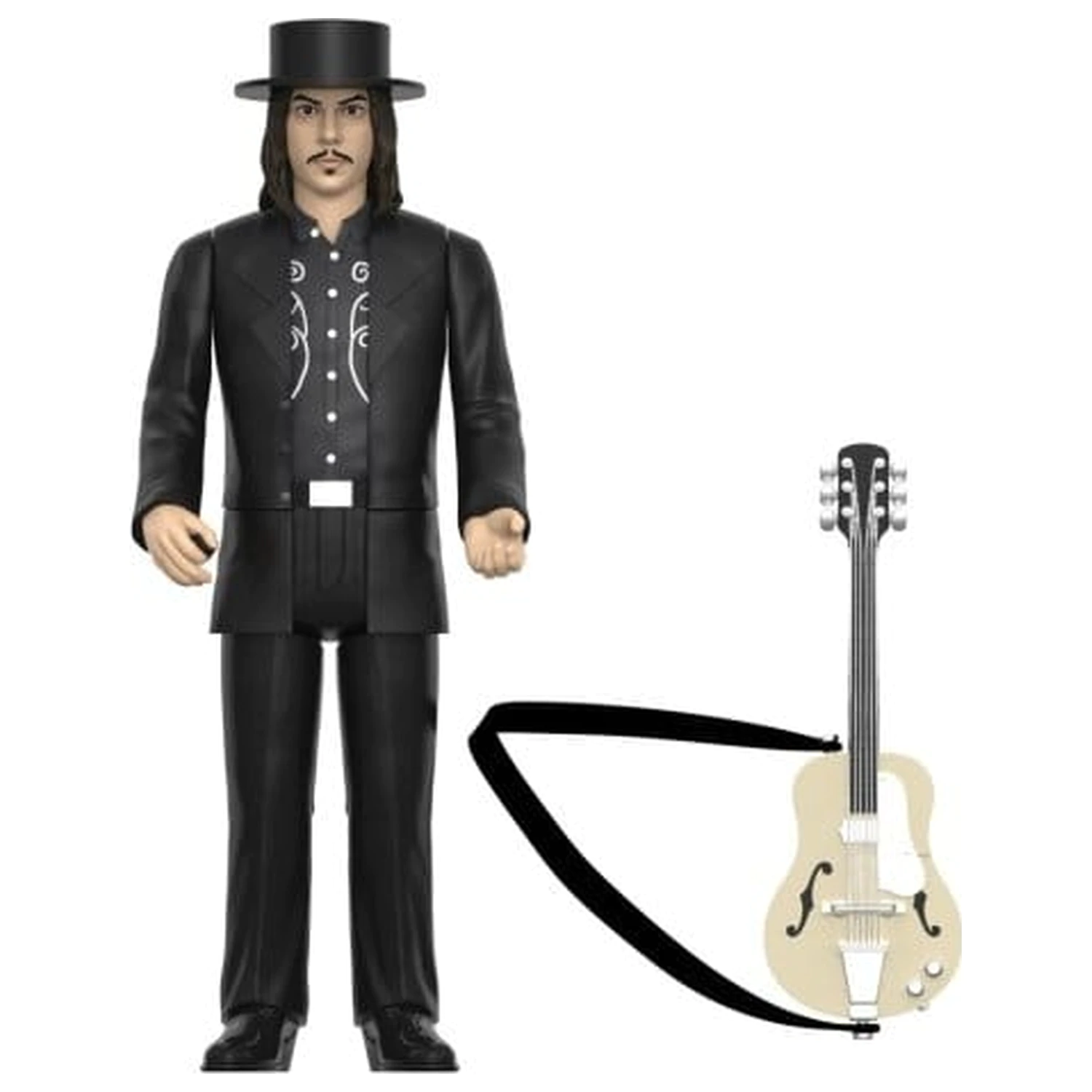 White Stripes ReAction Action Figures pachet 2 Wave 01 The White Stripes (Get Behind Me Satan) 10 cm poza produsului