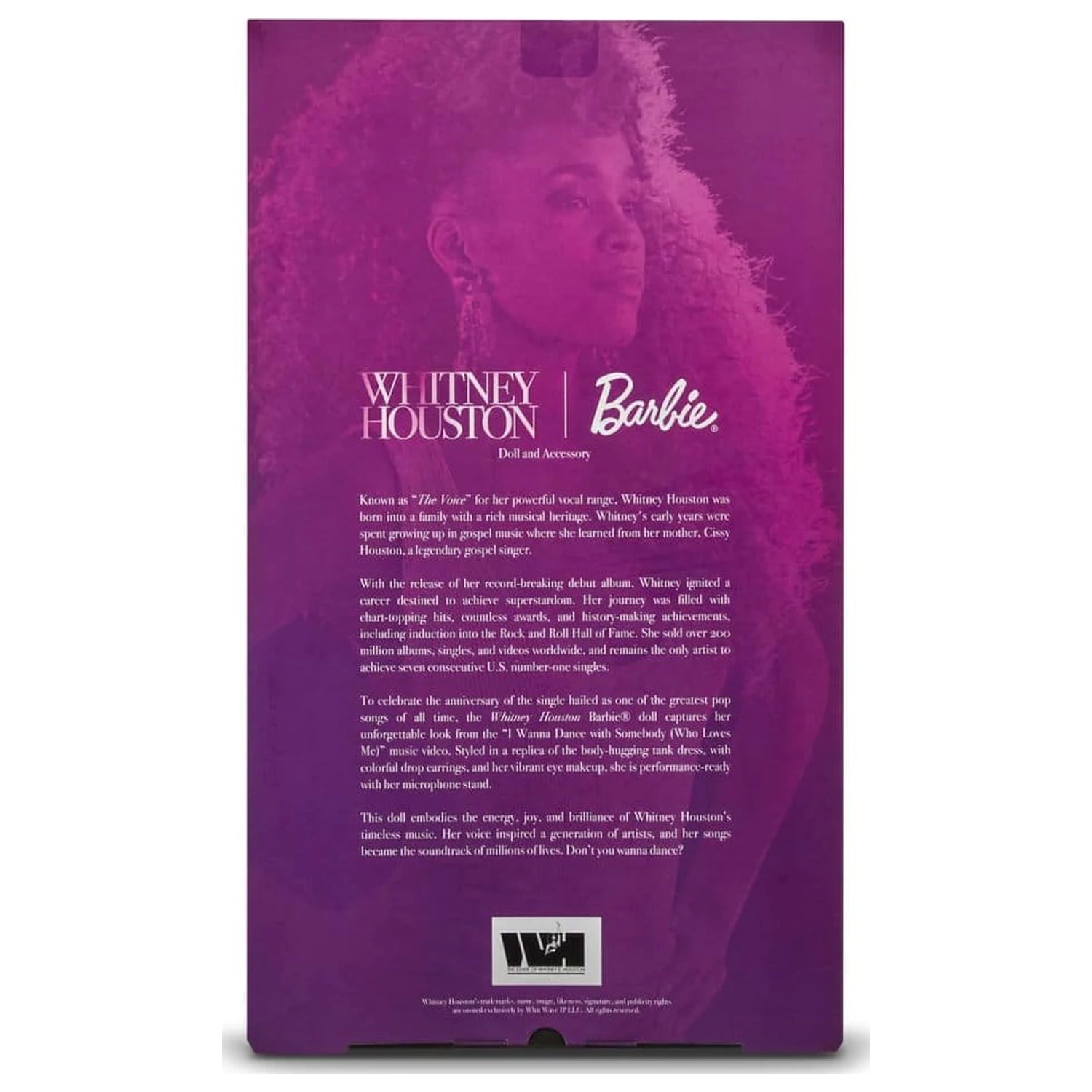 Whitney Houston Barbie Signature Doll I Wanna Dance with Somebody papusa poza produsului
