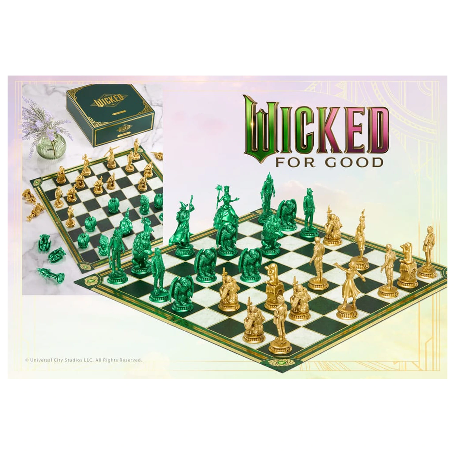 Wicked: For Good set de șah Shiz vs. Emerald City poza produsului