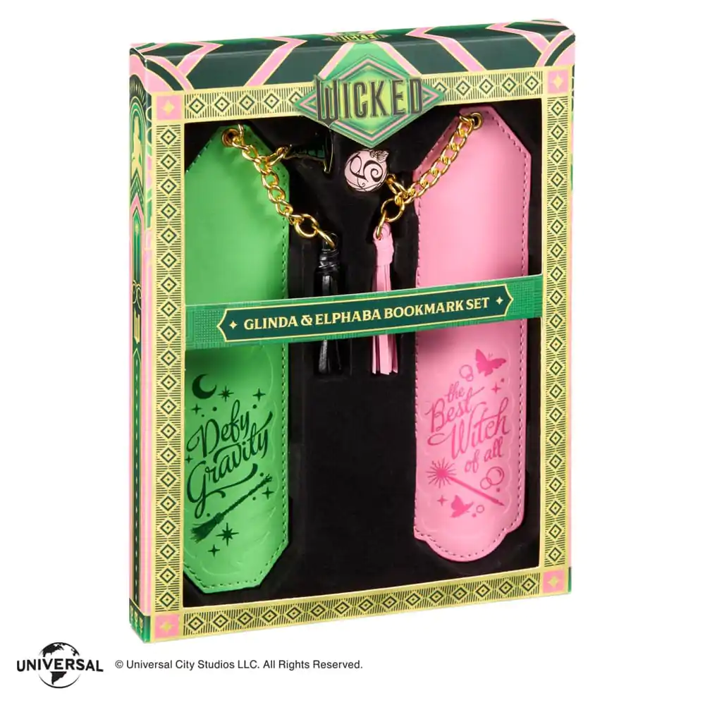 Semne de carte Wicked, pachet de 2 Glinda & Elphaba poza produsului