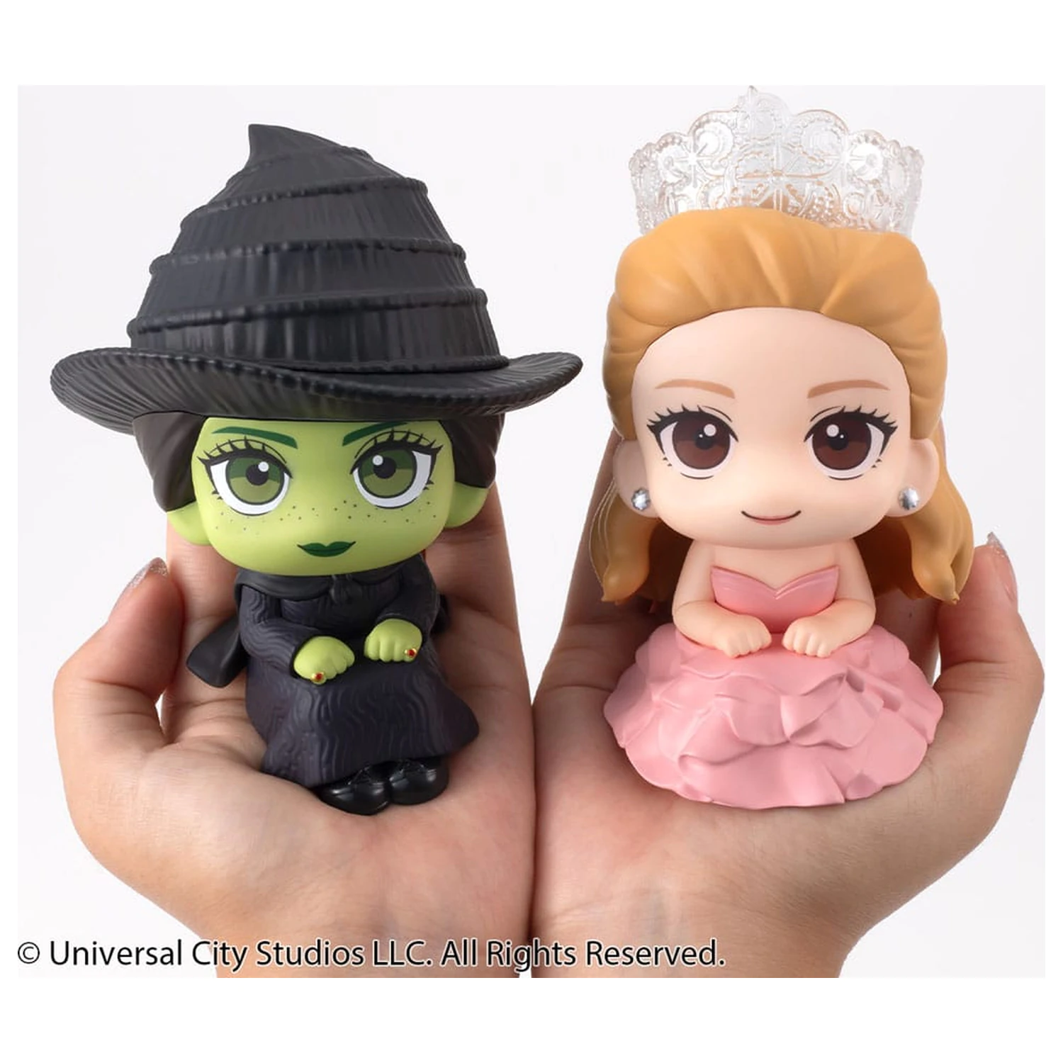 Wicked Look Up PVC Statues Elphaba & Glinda (cu cadou) 11 cm poza produsului