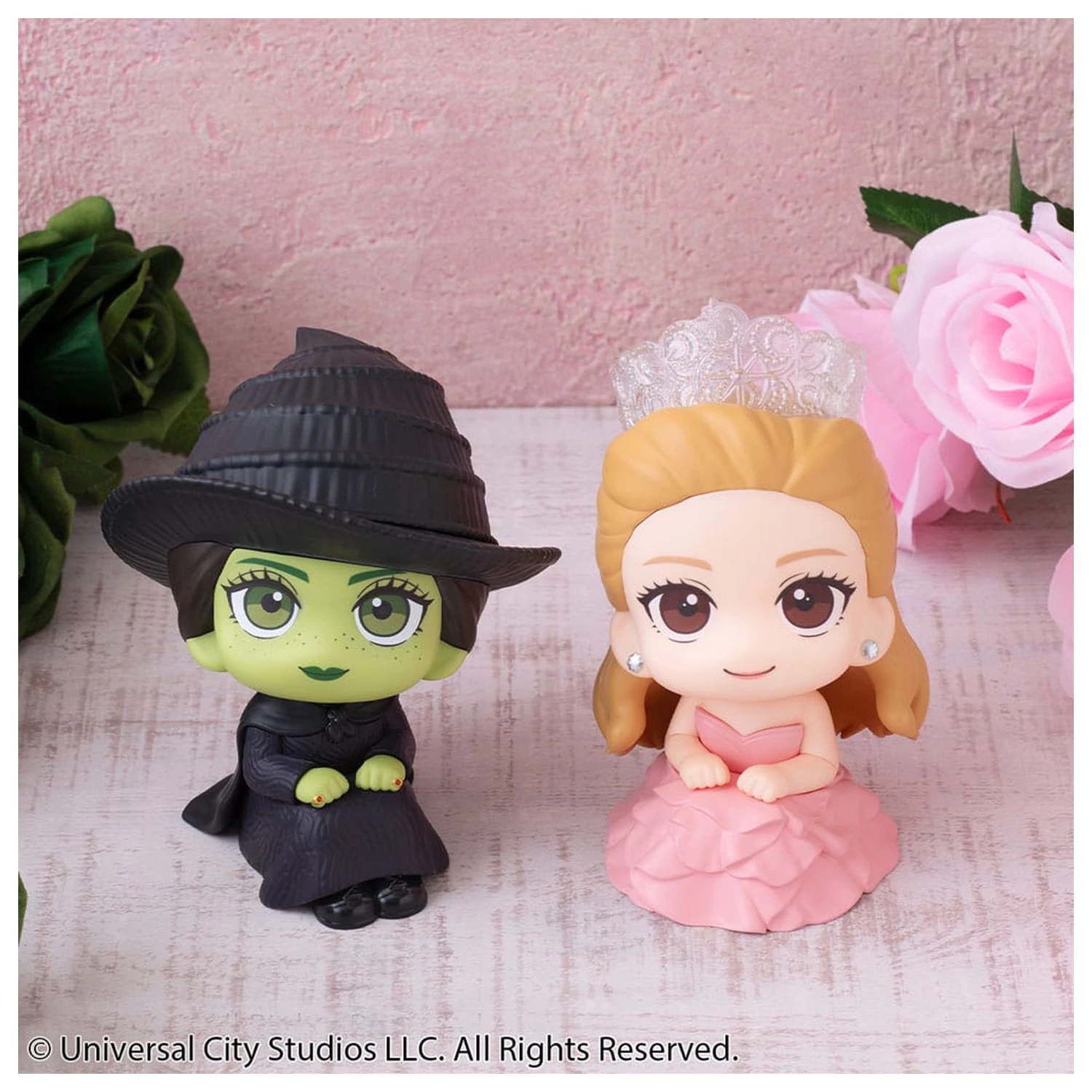 Wicked Look Up PVC Statues Elphaba & Glinda (cu cadou) 11 cm poza produsului