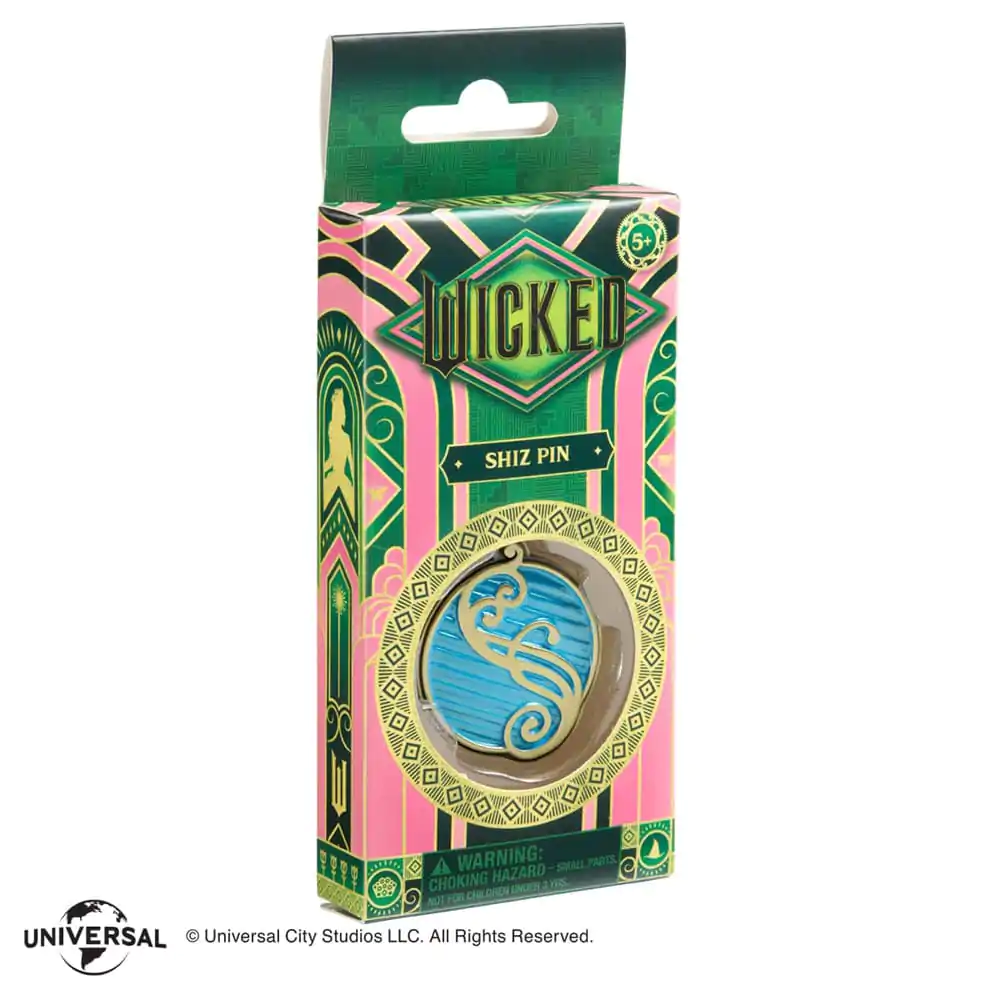 Wicked Pin Shiz University Blue 7 cm ac cu insignă poza produsului