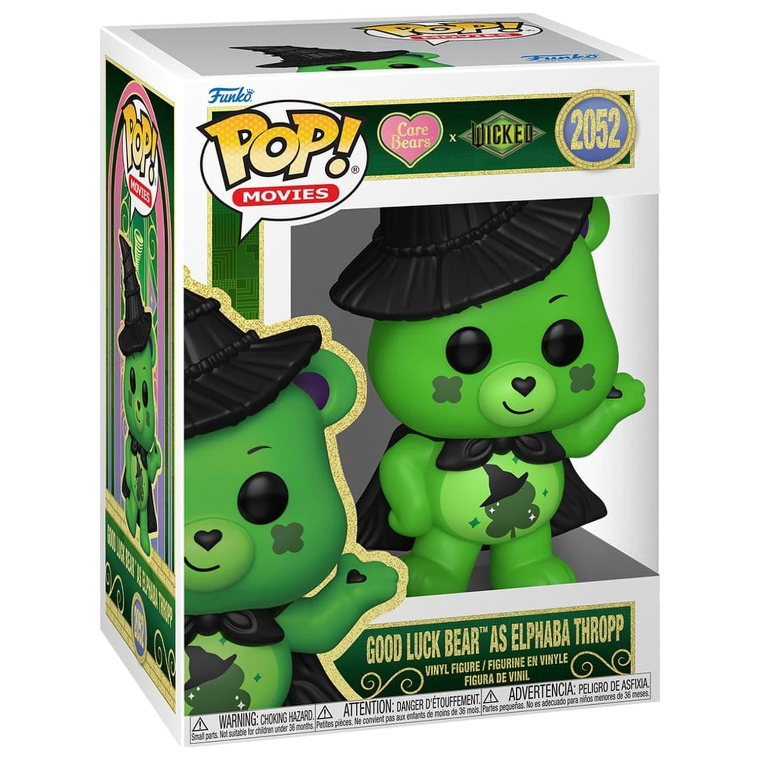 Wicked x Care Bears Funko POP! Figurina de Vinil Good Luck Bear as Elphaba 9 cm poza produsului