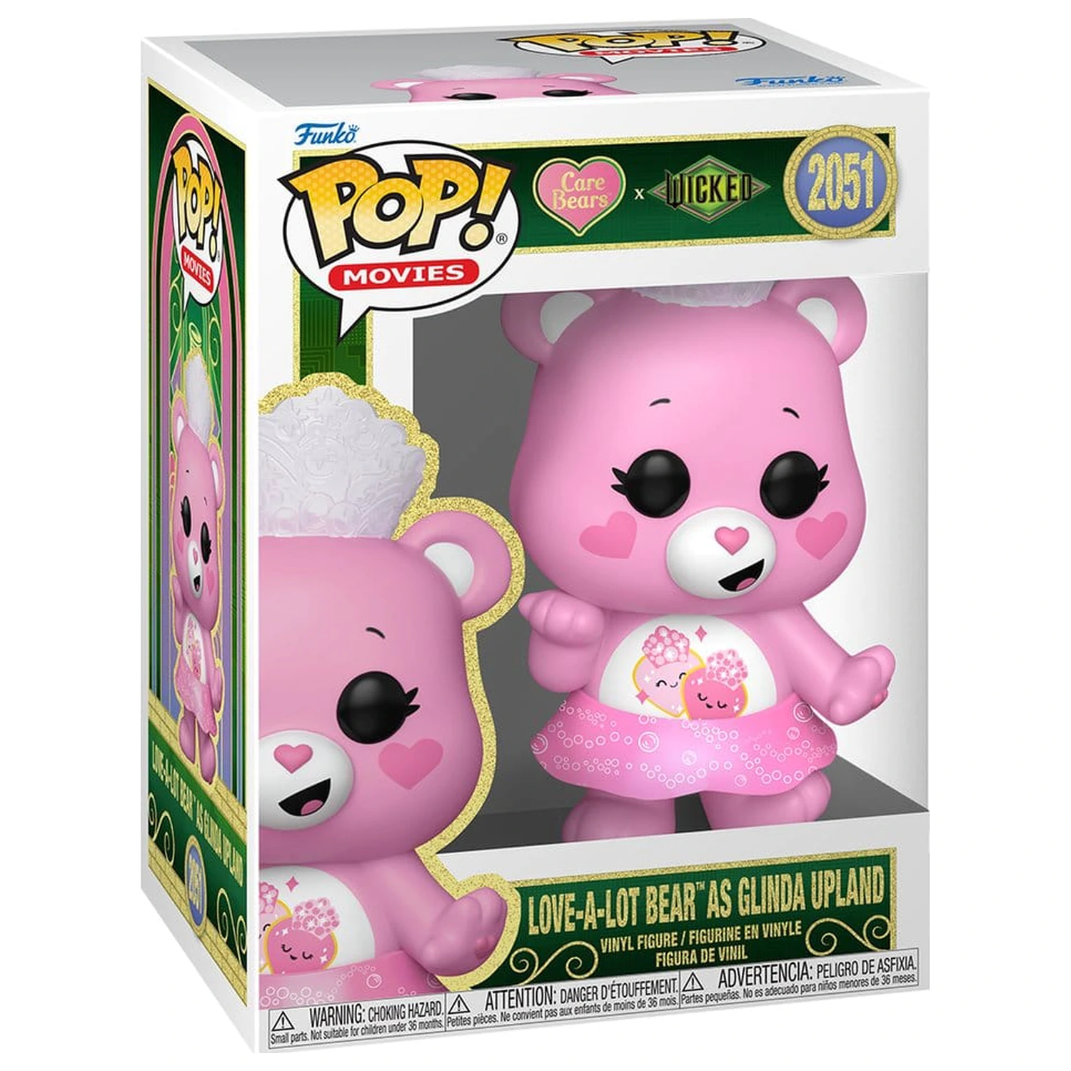 Wicked x Care Bears Funko POP! Figurina de vinil Love-A-Lot Bear as Glinda Upland 9 cm poza produsului