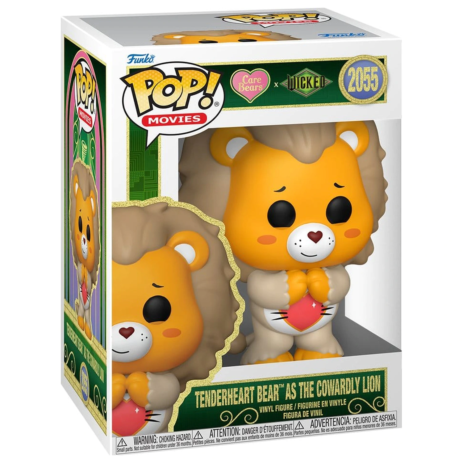 Wicked x Care Bears Funko POP! Figurina de vinil Tenderheart Bear as the Cowardly Lion 9 cm poza produsului