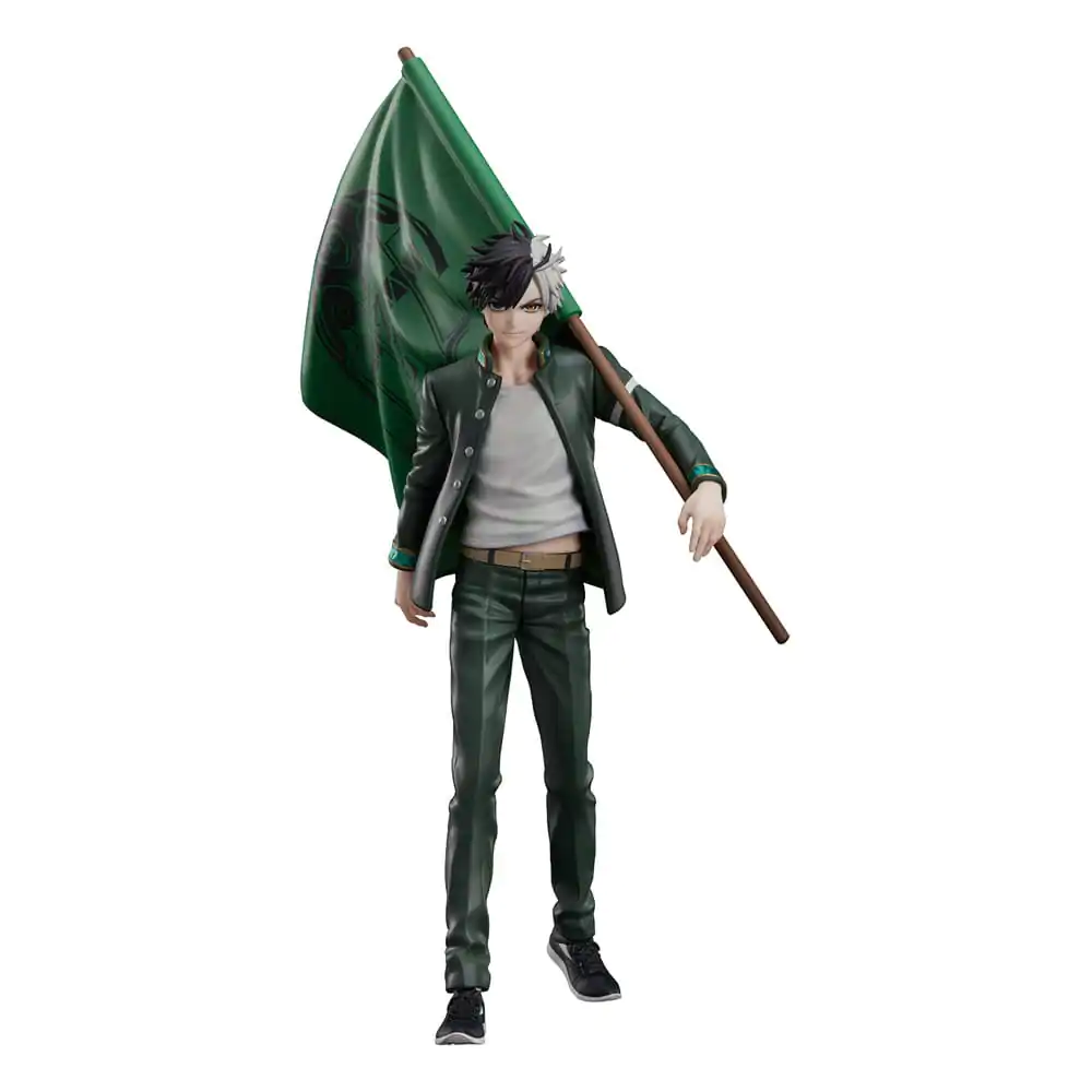 Statuie PVC Wind Breaker Sakura Haruka Ediție Limitată cu Steag Școlar Bowfurylin 18 cm poza produsului