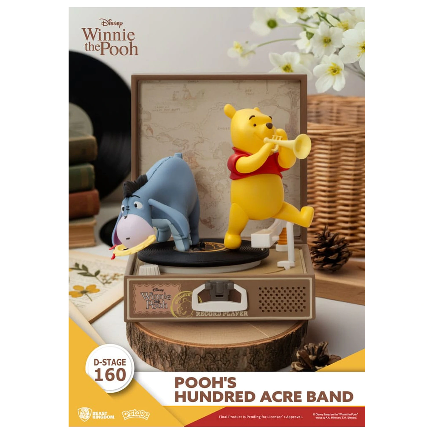 Winnie the Pooh Record Player Series figurina PVC Pooh's Hundred Acre Band 12 cm poza produsului