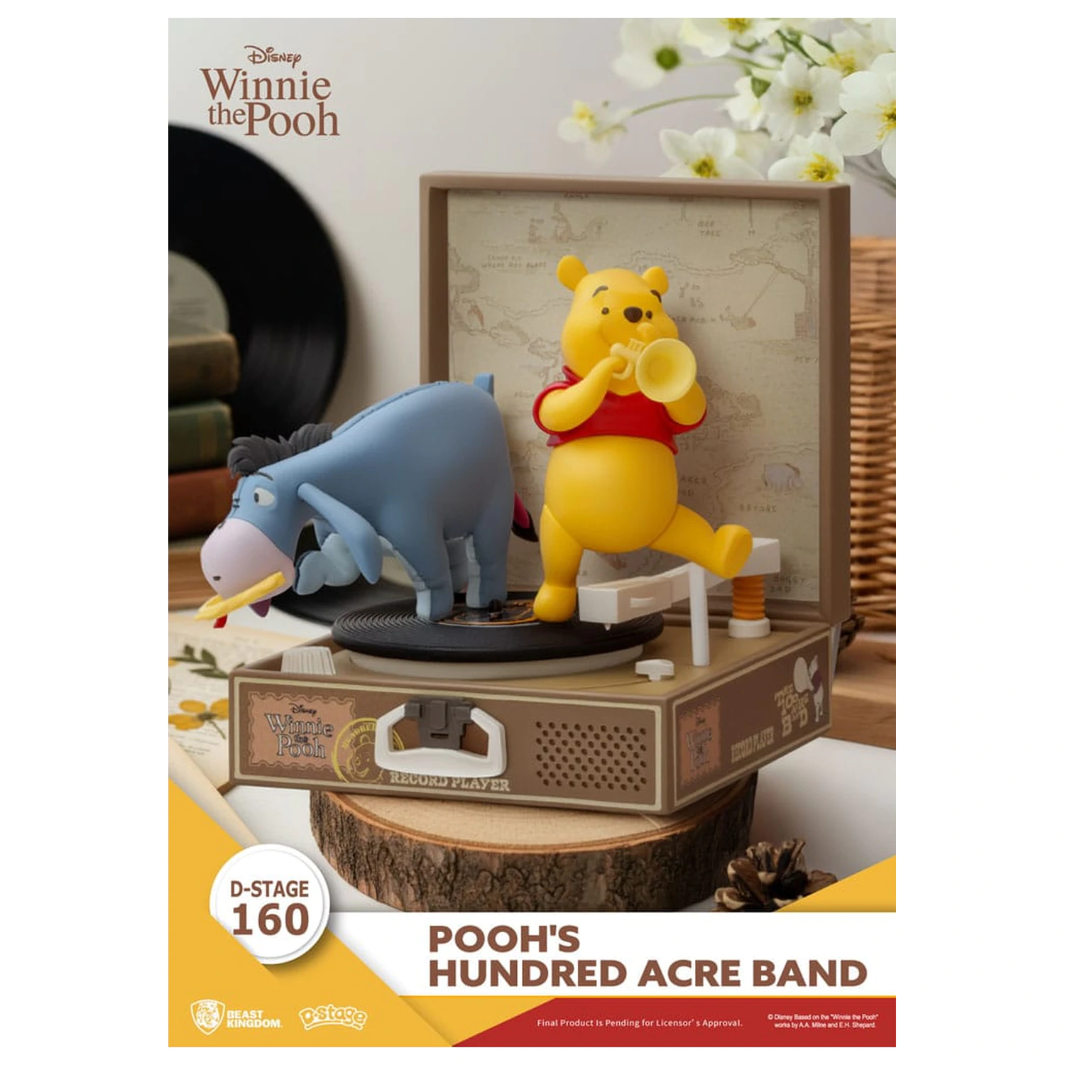 Winnie the Pooh Record Player Series figurina PVC Pooh's Hundred Acre Band 12 cm poza produsului