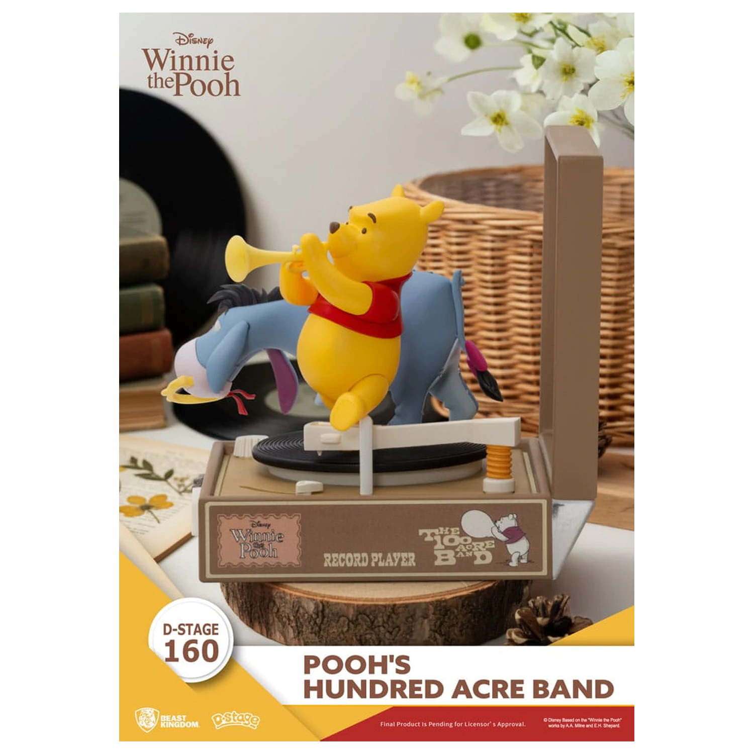Winnie the Pooh Record Player Series figurina PVC Pooh's Hundred Acre Band 12 cm poza produsului