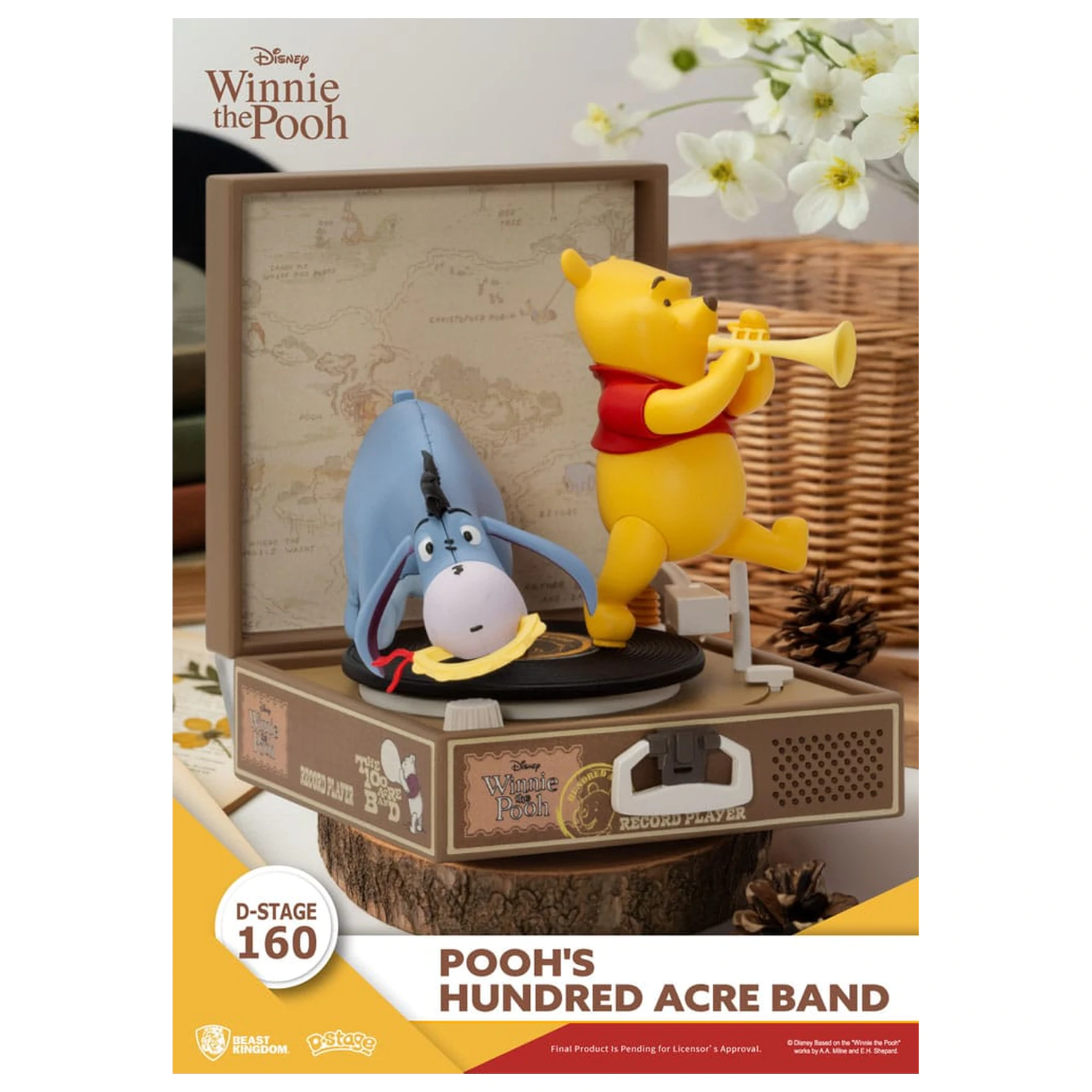 Winnie the Pooh Record Player Series figurina PVC Pooh's Hundred Acre Band 12 cm poza produsului