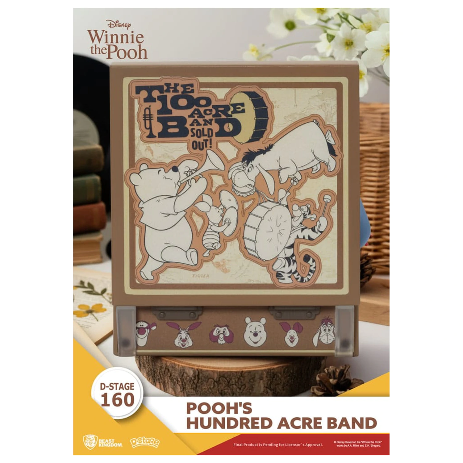 Winnie the Pooh Record Player Series figurina PVC Pooh's Hundred Acre Band 12 cm poza produsului