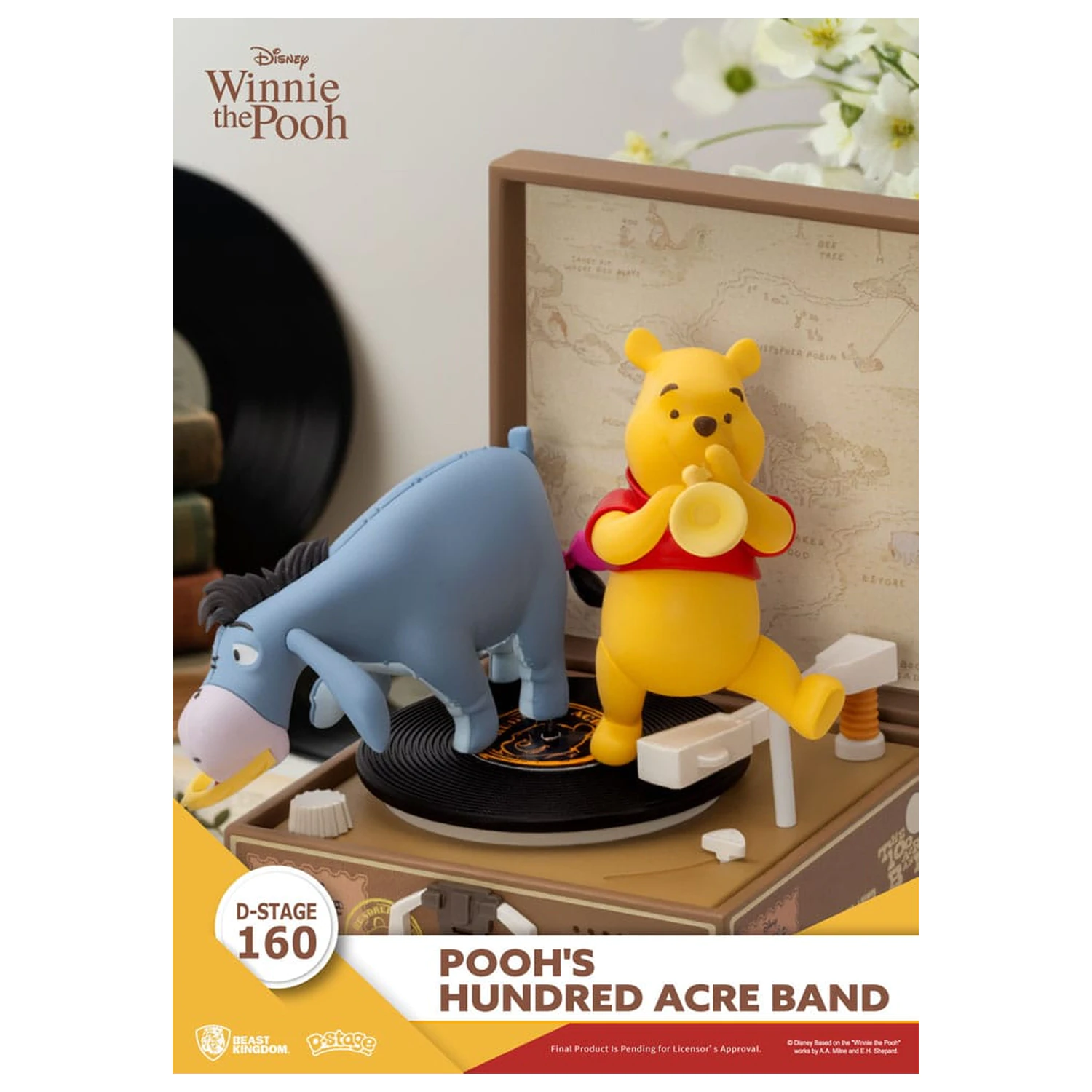 Winnie the Pooh Record Player Series figurina PVC Pooh's Hundred Acre Band 12 cm poza produsului