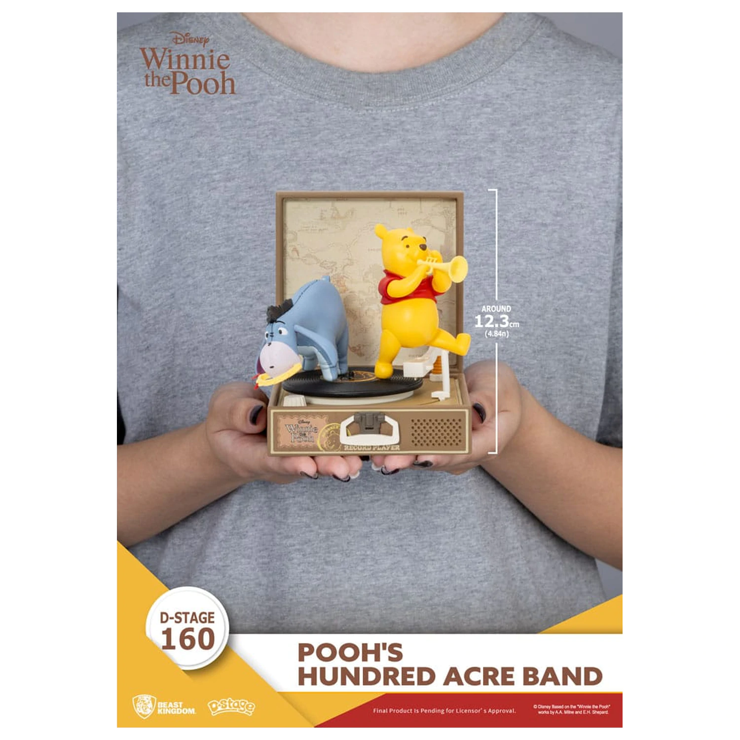 Winnie the Pooh Record Player Series figurina PVC Pooh's Hundred Acre Band 12 cm poza produsului
