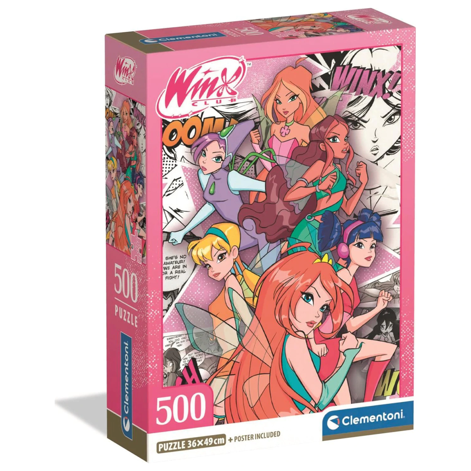 Winx Club Comic 500 piese Puzzle compact poza produsului
