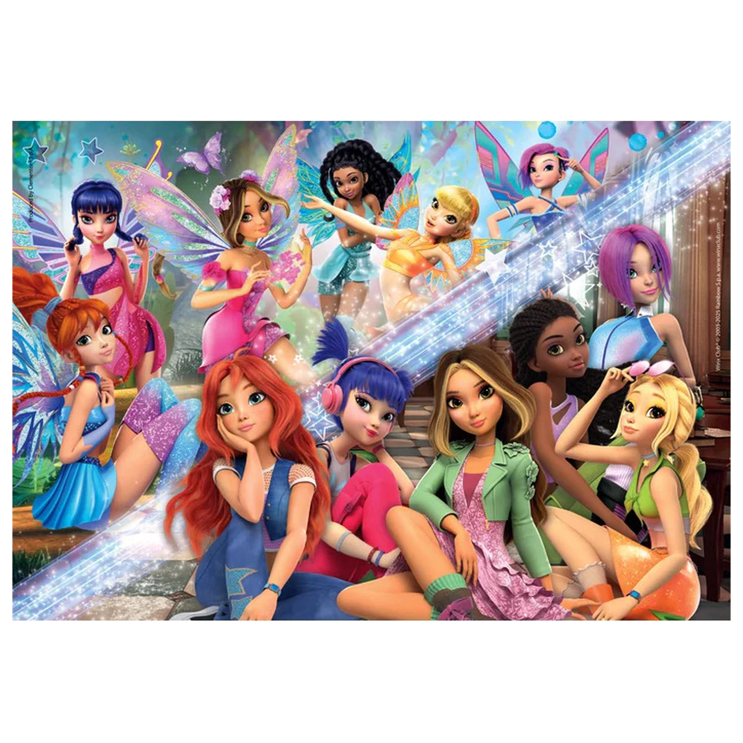 Winx Club Fairy Glam puzzle 180 piese poza produsului