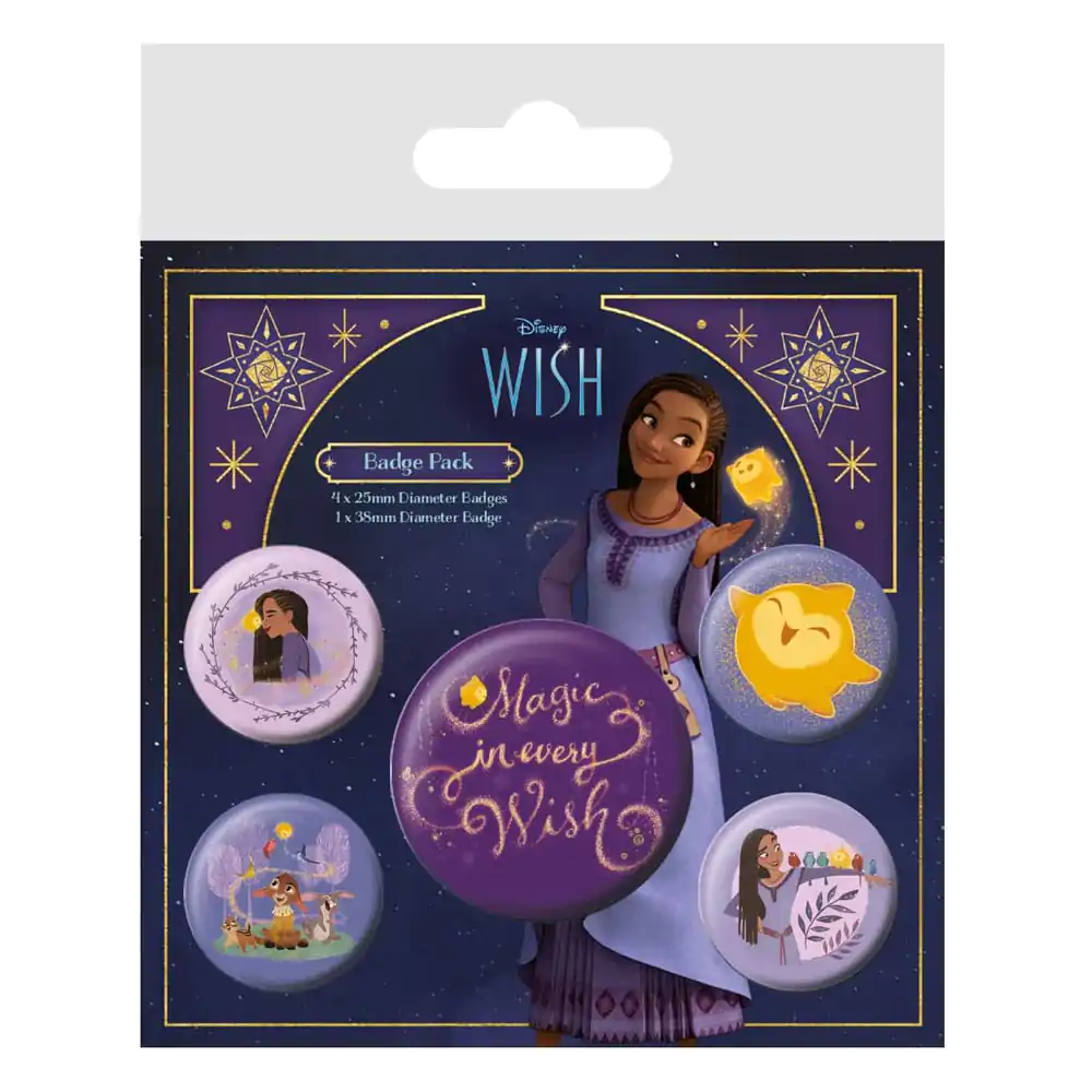 Wish Pin-Back Butoane Set de 5 Magic In Every Wish poza produsului