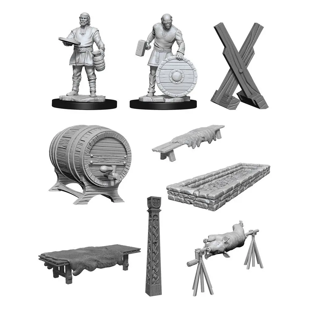 WizKids Deep Cuts Unpainted Miniatures Vikingi - Miniaturi nevopsite poza produsului