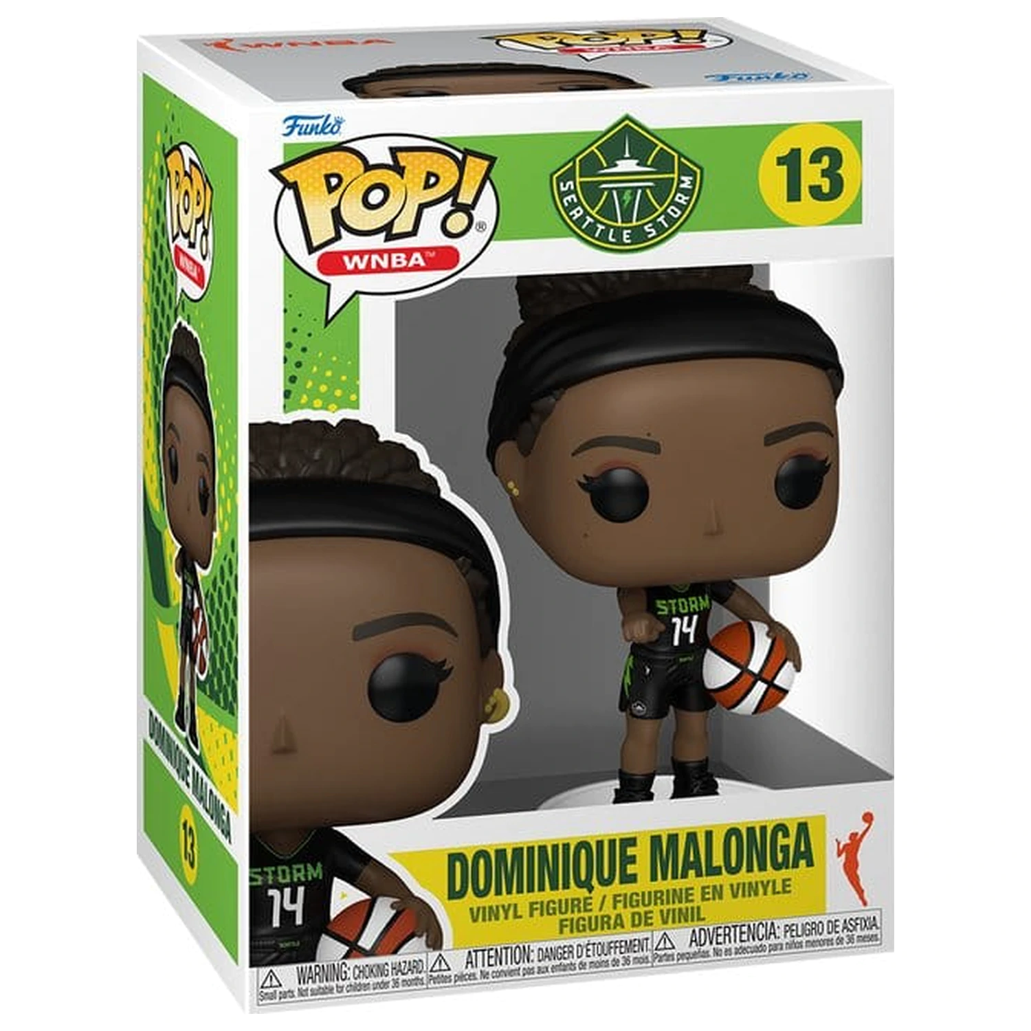 WNBA Legends Funko POP! Sports Figurina de vinil Seattle Storm - Dominique Malonga 9 cm poza produsului