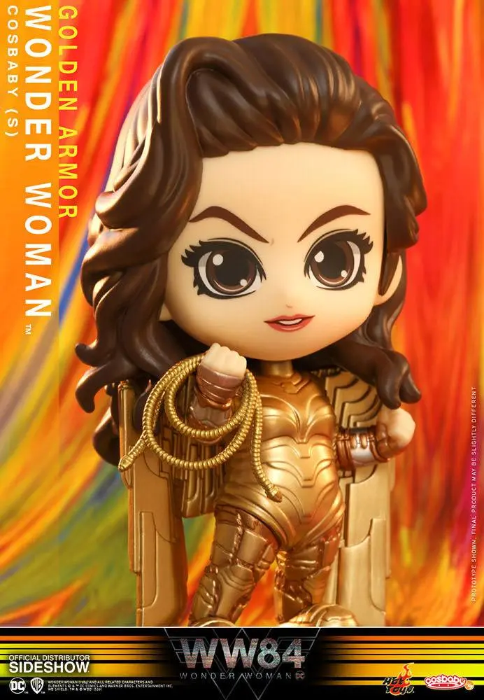 Wonder Woman 1984 Cosbaby (S) Figurina Mini Golden Armor Wonder Woman 10 cm poza produsului