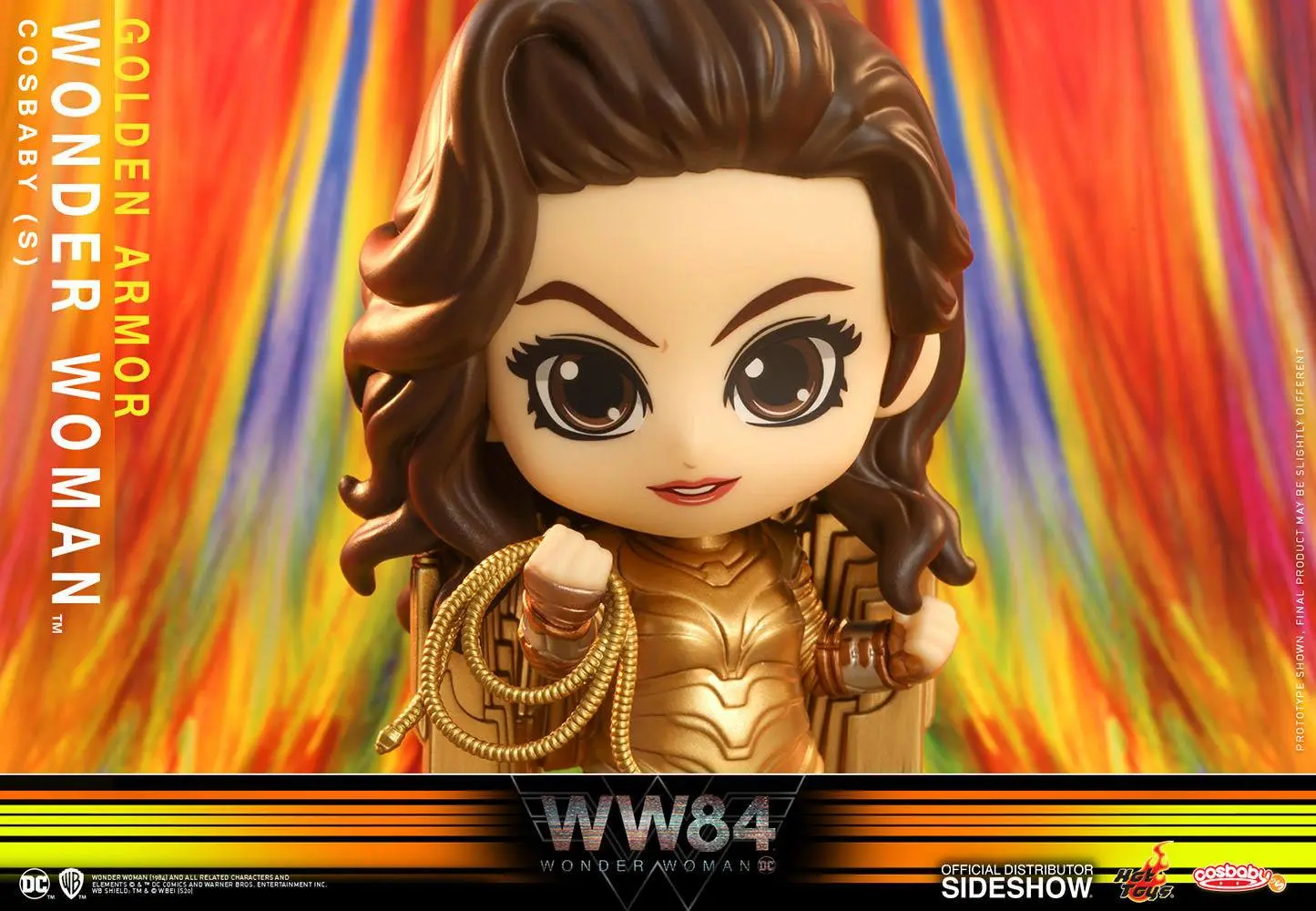 Wonder Woman 1984 Cosbaby (S) Figurina Mini Golden Armor Wonder Woman 10 cm poza produsului