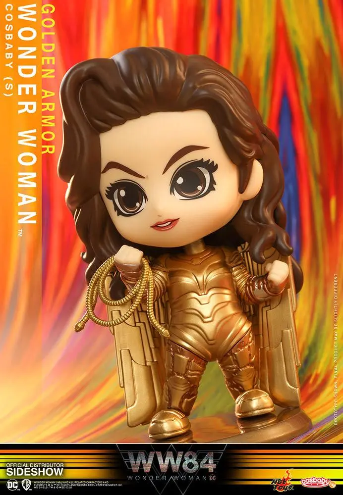 Wonder Woman 1984 Cosbaby (S) Figurina Mini Golden Armor Wonder Woman 10 cm poza produsului