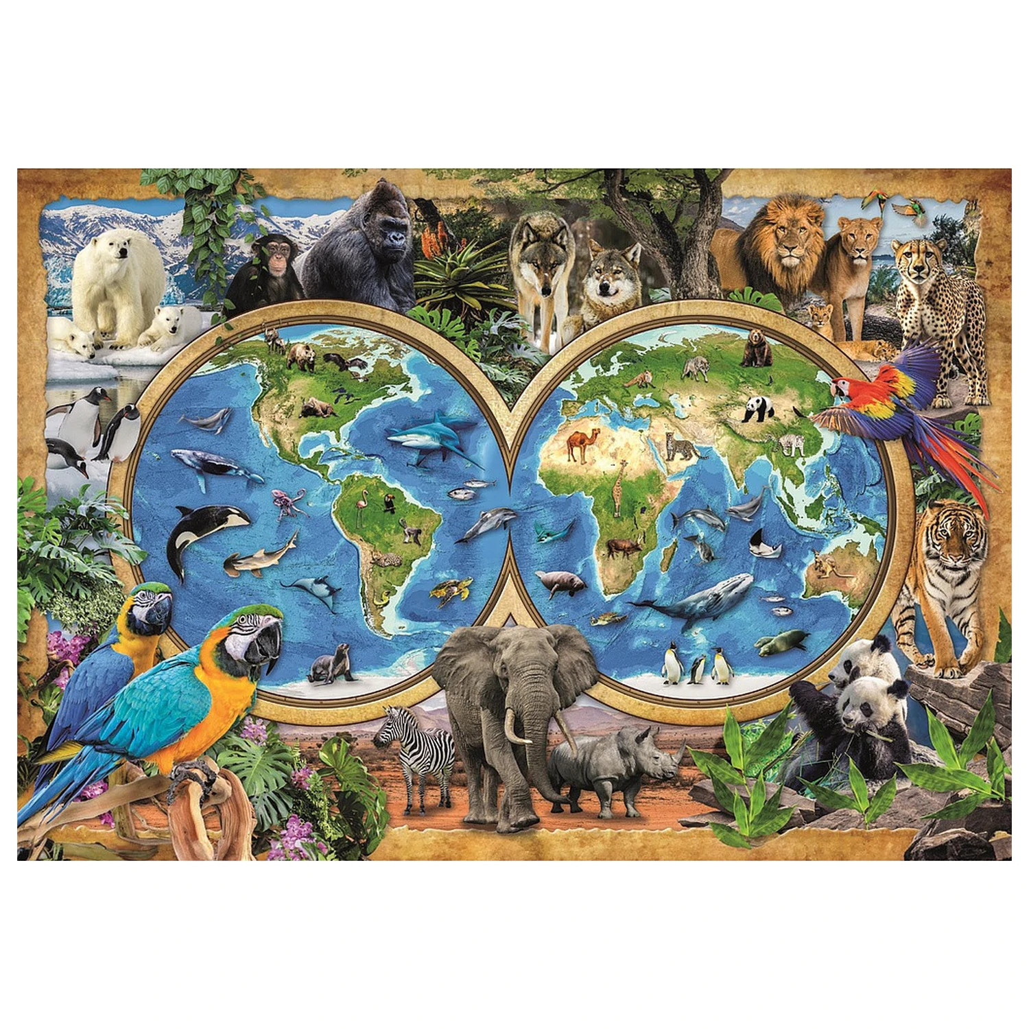 Wonderful World puzzle cu 300 de piese Clementoni poza produsului