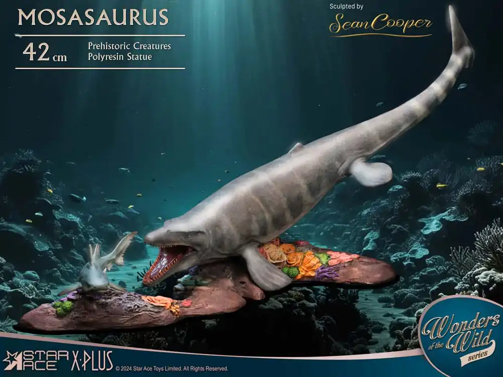 Wonders of the Wild Statuie Mosasaurus (DX) 42 cm poza produsului