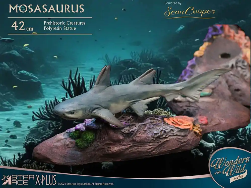 Wonders of the Wild Statuie Mosasaurus (DX) 42 cm poza produsului