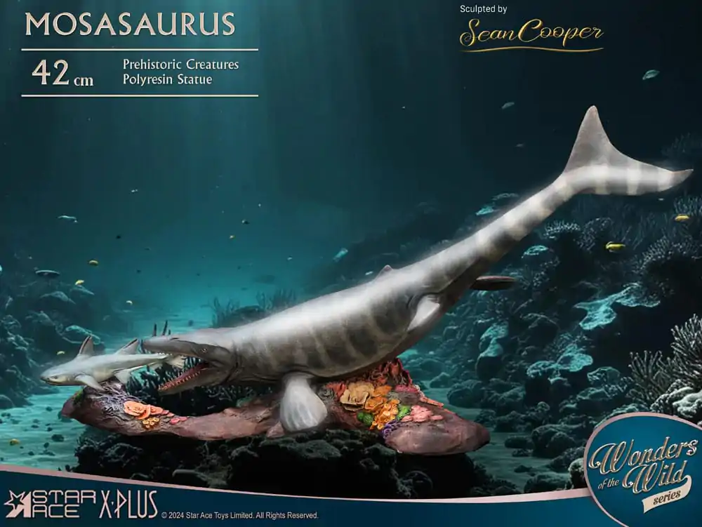 Wonders of the Wild Statuie Mosasaurus (DX) 42 cm poza produsului