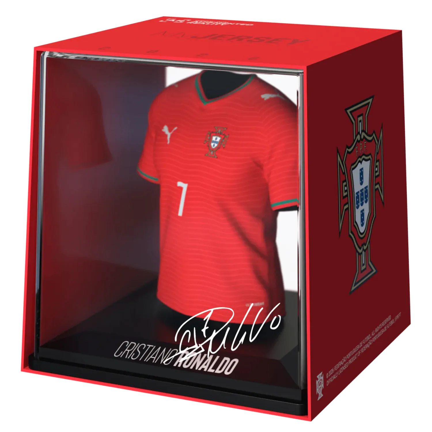 World Cup Portugal Cristiano Ronaldo figurina tricou mini poza produsului
