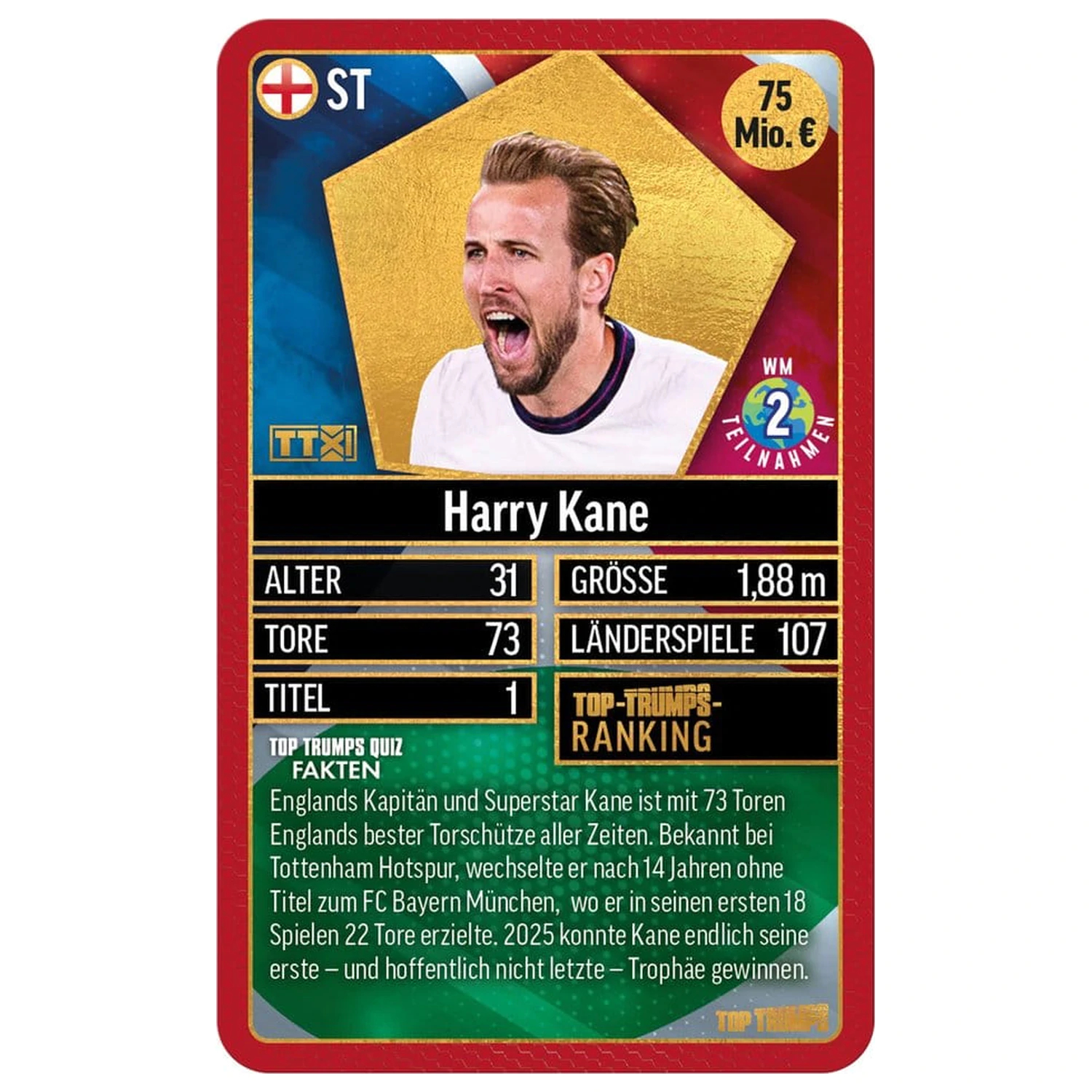 World Football Stars Card Game 200 Pachet 1 German Version poza produsului
