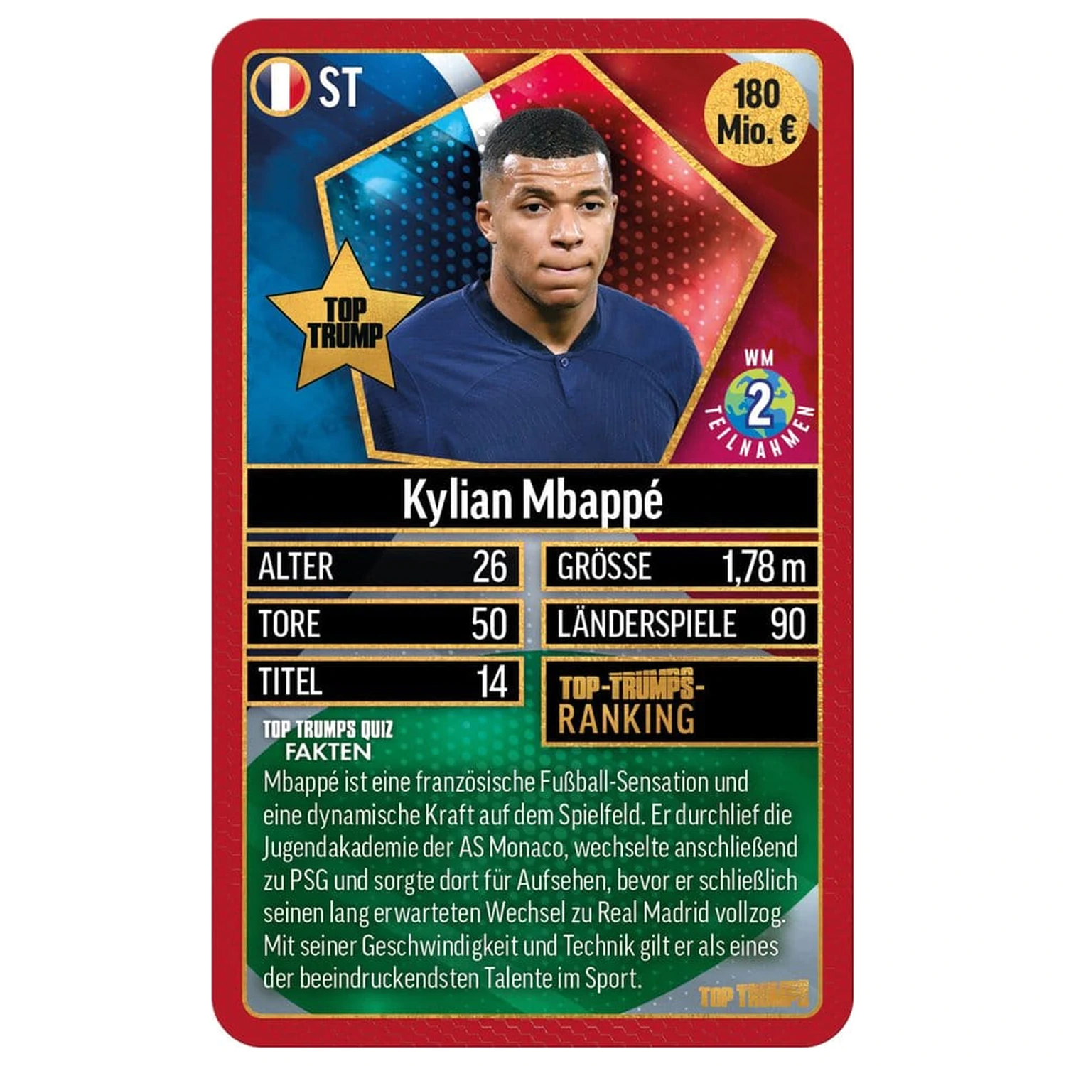 World Football Stars Card Game 200 Pachet 1 German Version poza produsului
