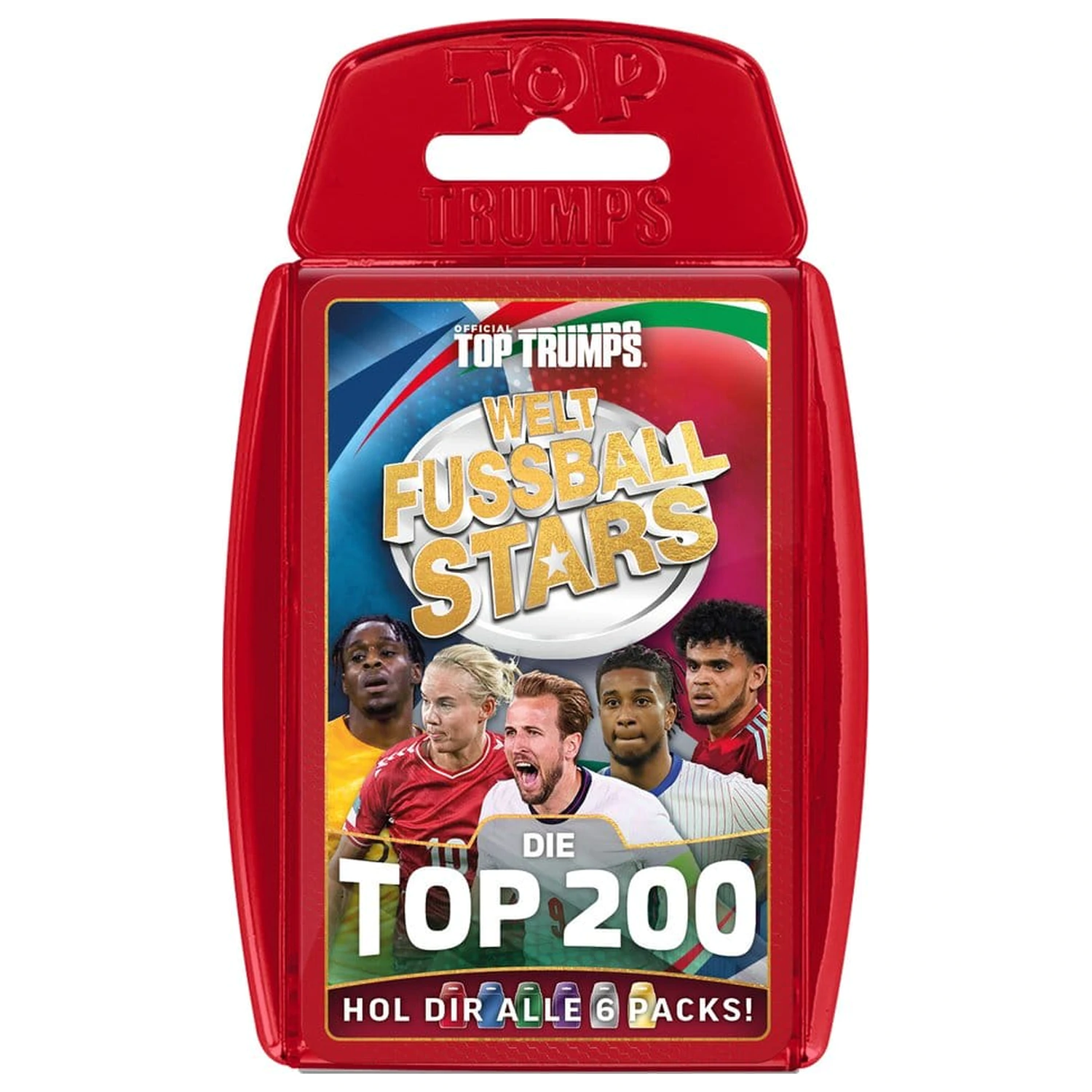 World Football Stars Card Game 200 Pachet 1 German Version poza produsului