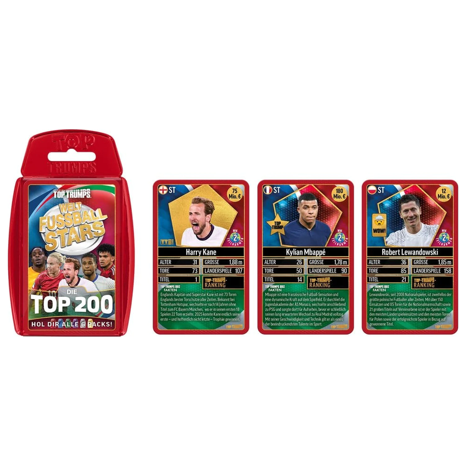 World Football Stars Card Game 200 Pachet 1 German Version poza produsului