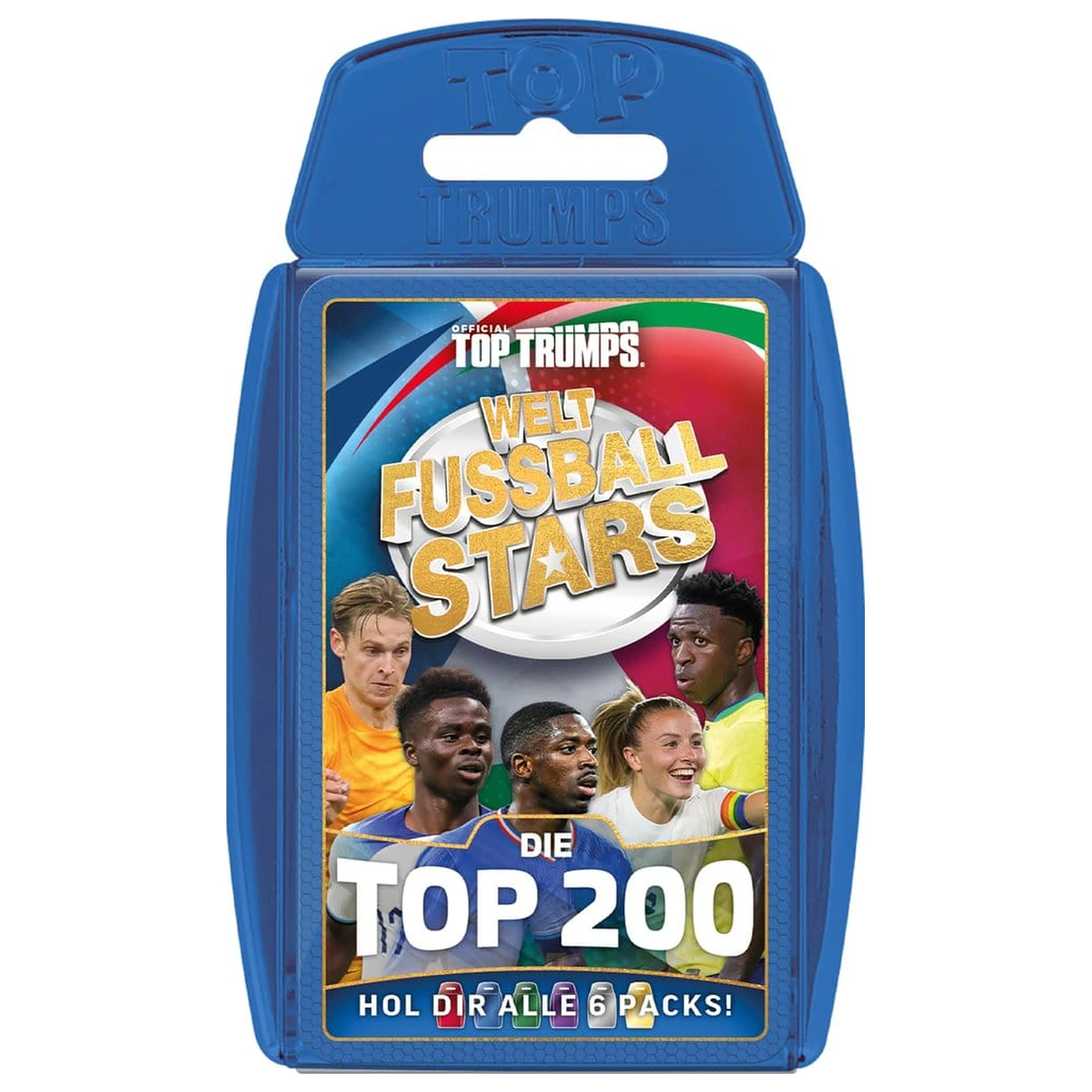 World Football Stars Card Game 200 Pachet 2 *Versiune germană* poza produsului