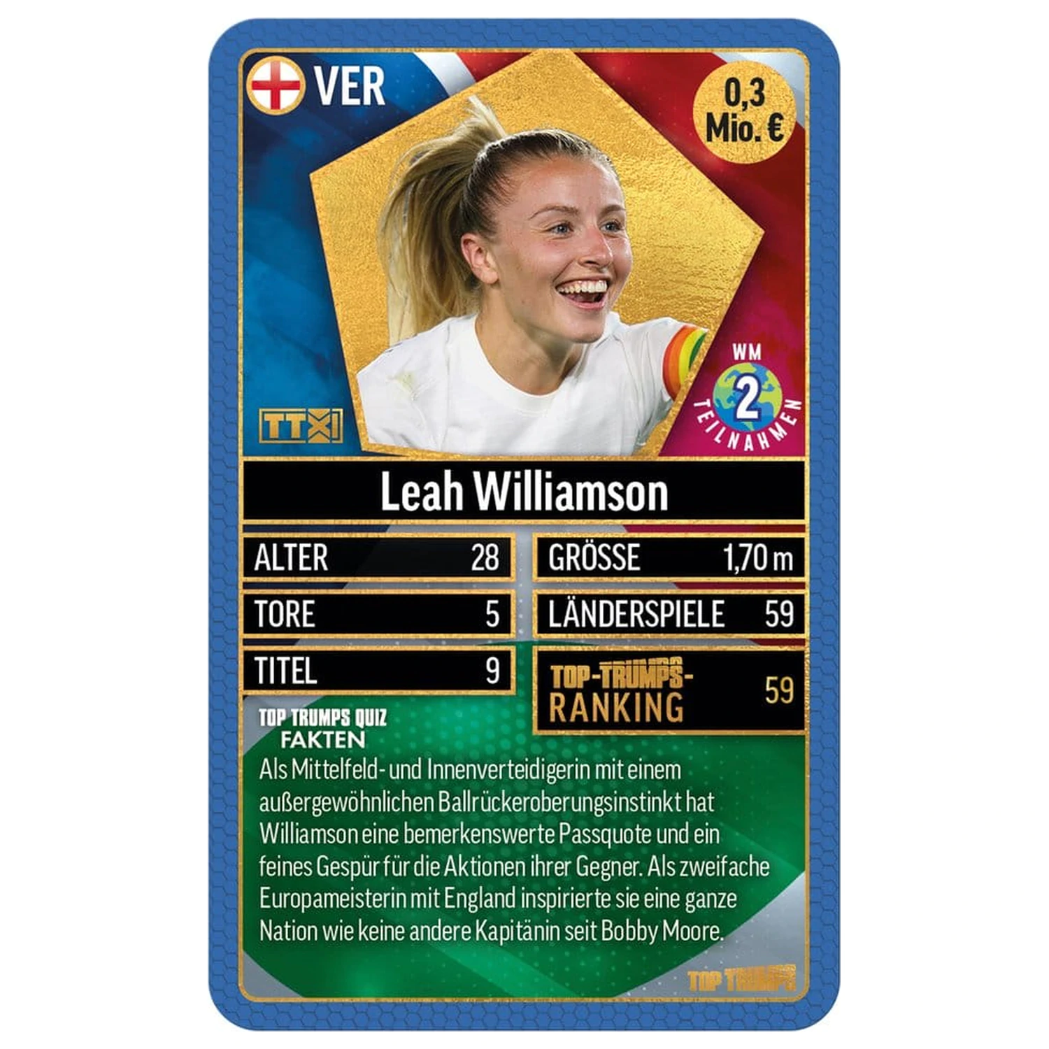 World Football Stars Card Game 200 Pachet 2 *Versiune germană* poza produsului