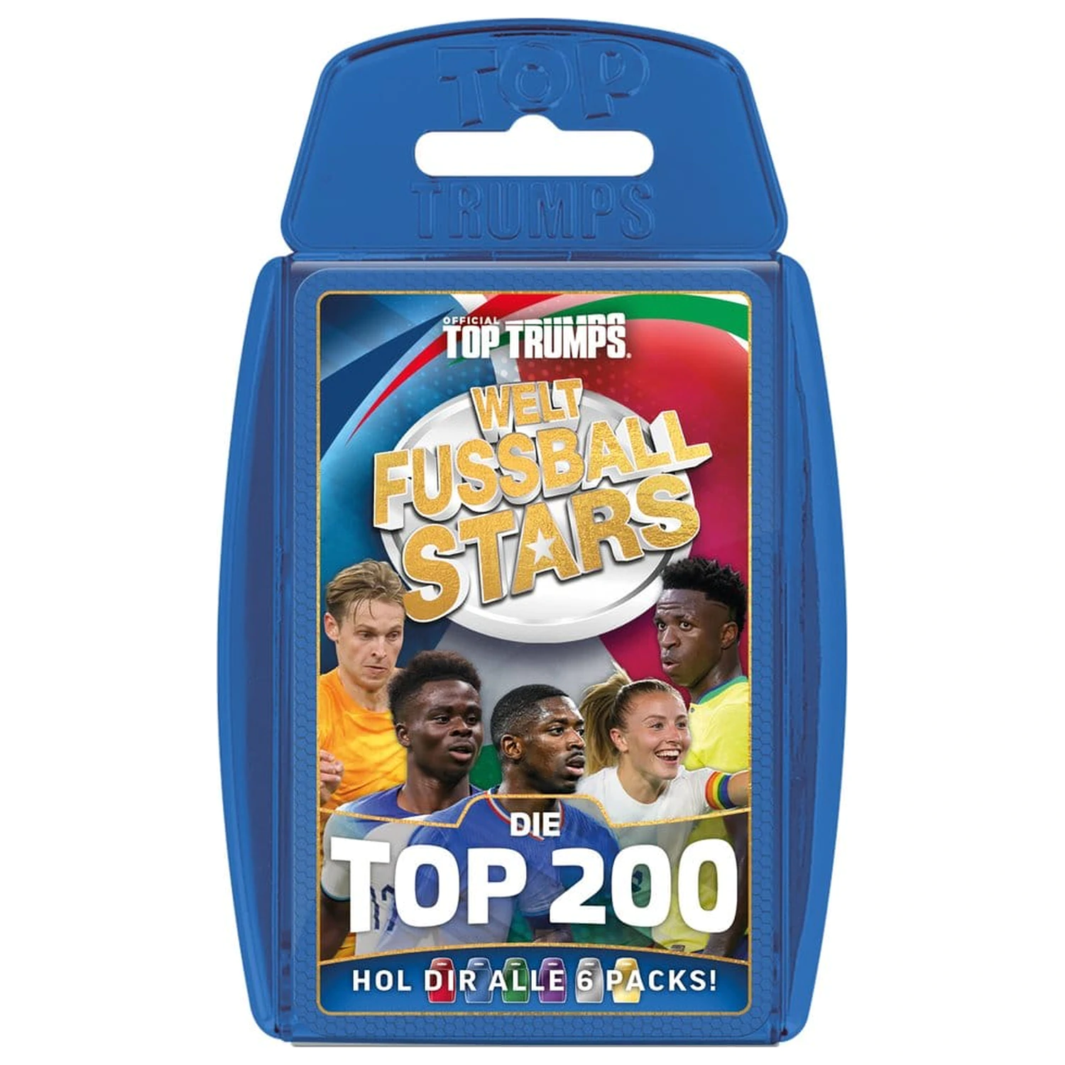 World Football Stars Card Game 200 Pachet 2 *Versiune germană* poza produsului