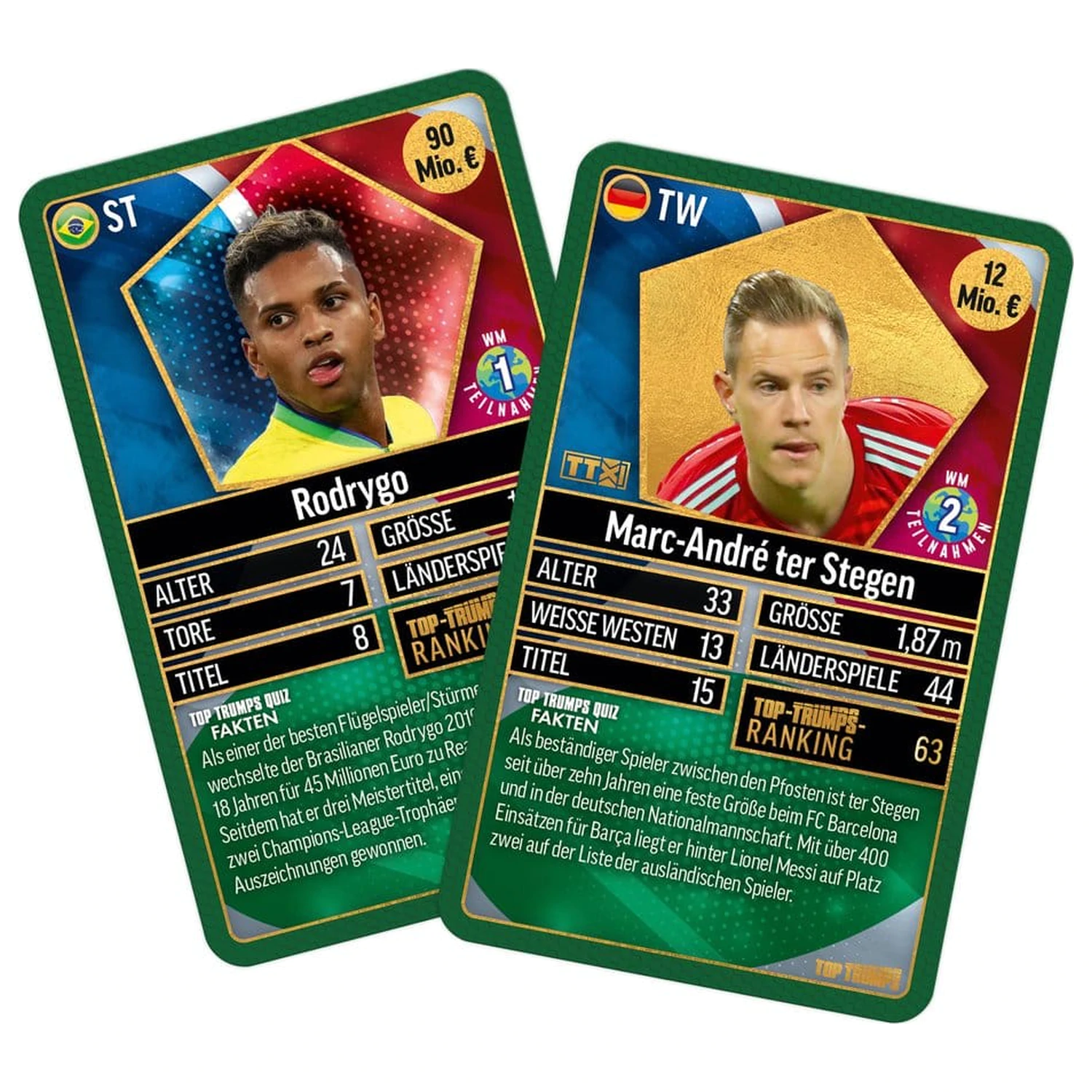 World Football Stars Card Game 200 Pachet 3 *Versiune germană* poza produsului