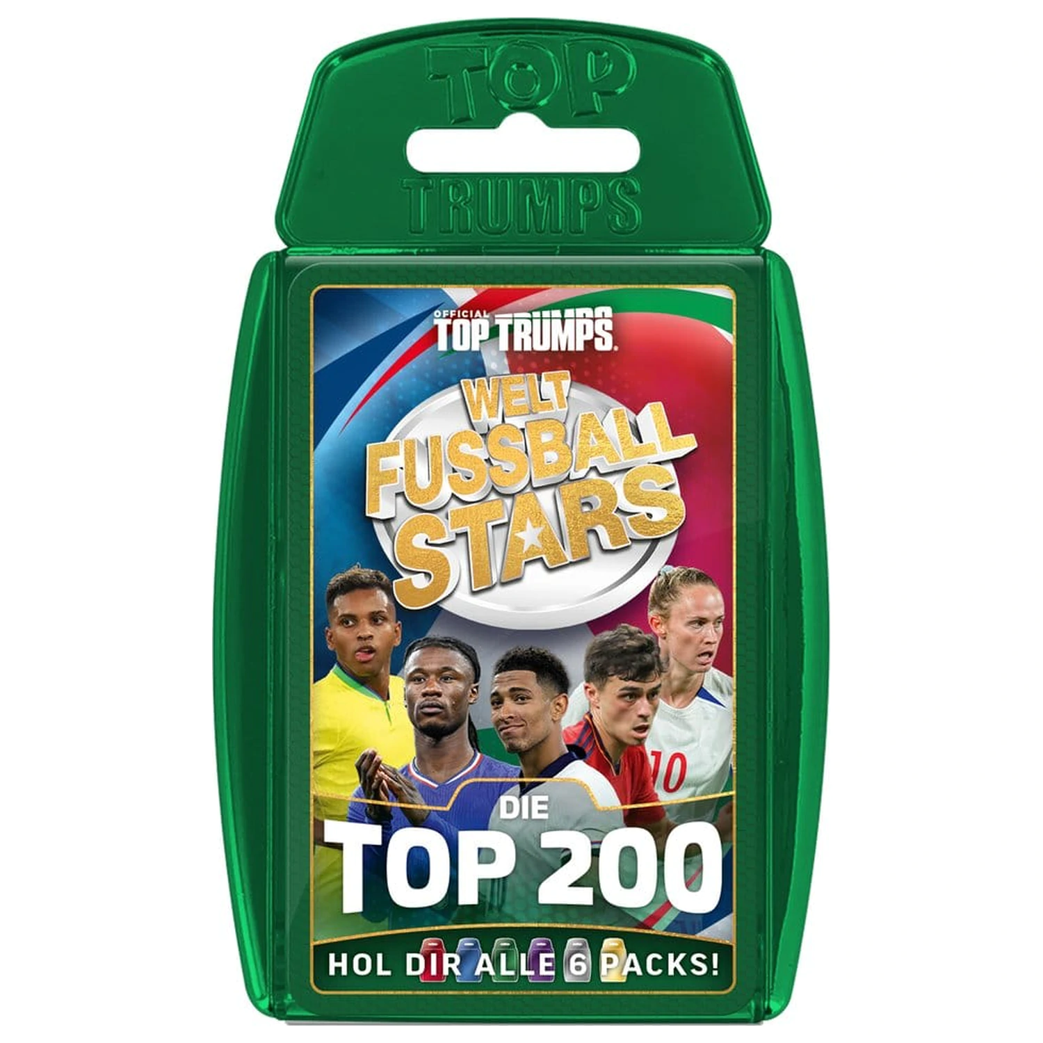 World Football Stars Card Game 200 Pachet 3 *Versiune germană* poza produsului