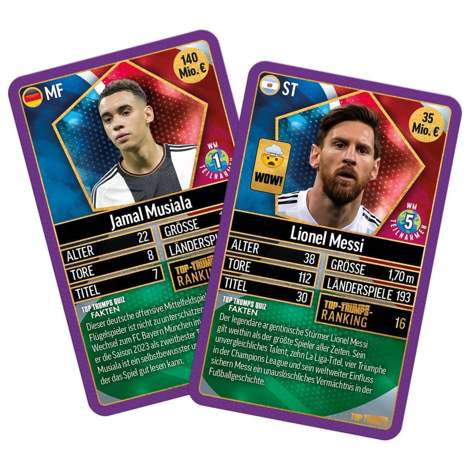 World Football Stars Card Game 200 Pachet 4 *German Version* poza produsului