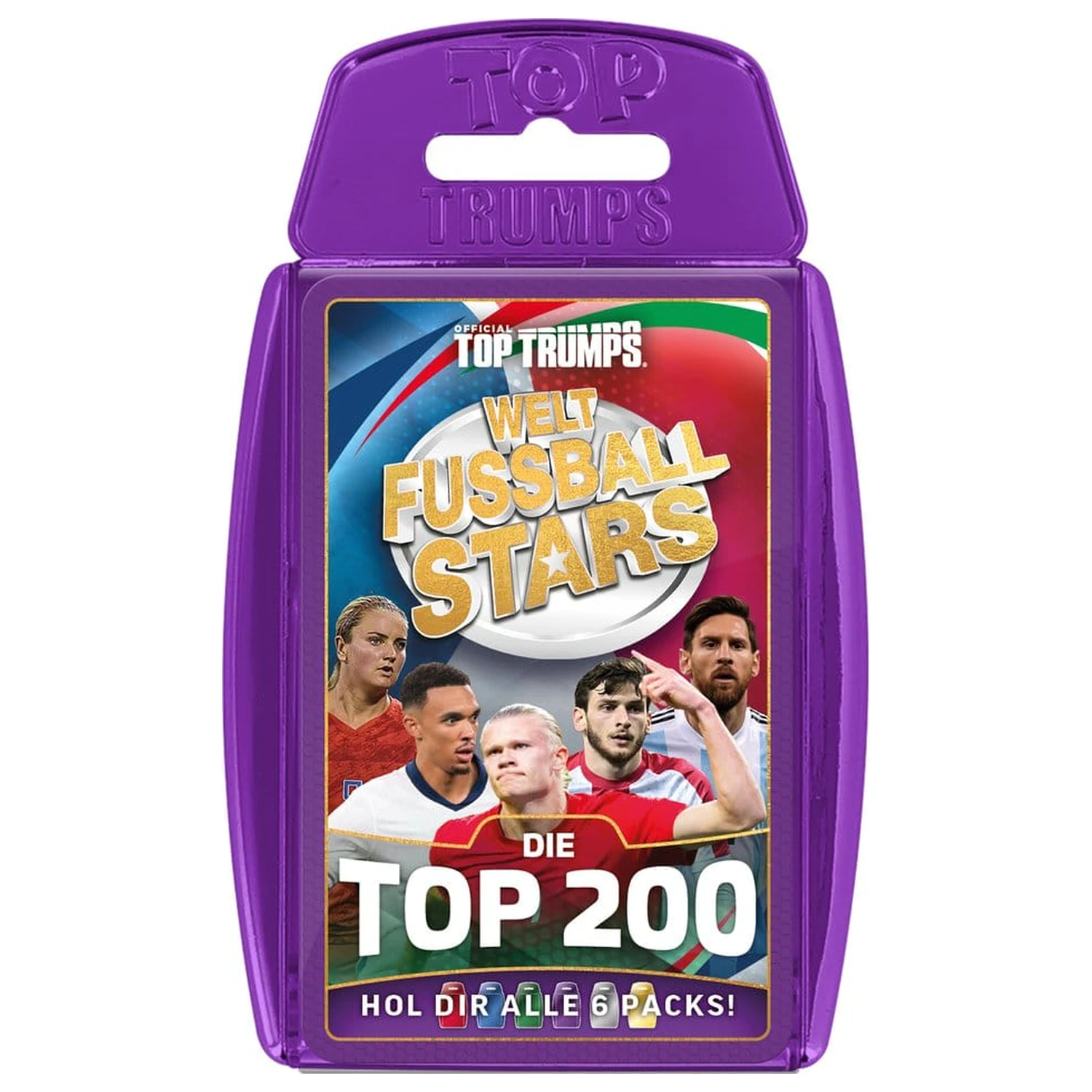 World Football Stars Card Game 200 Pachet 4 *German Version* poza produsului