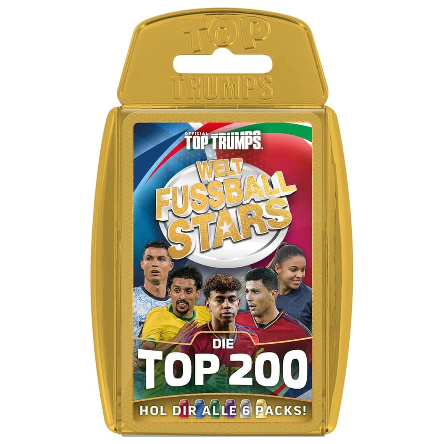World Football Stars Card Game 200 Pachet 6 *Versiunea Germana* poza produsului