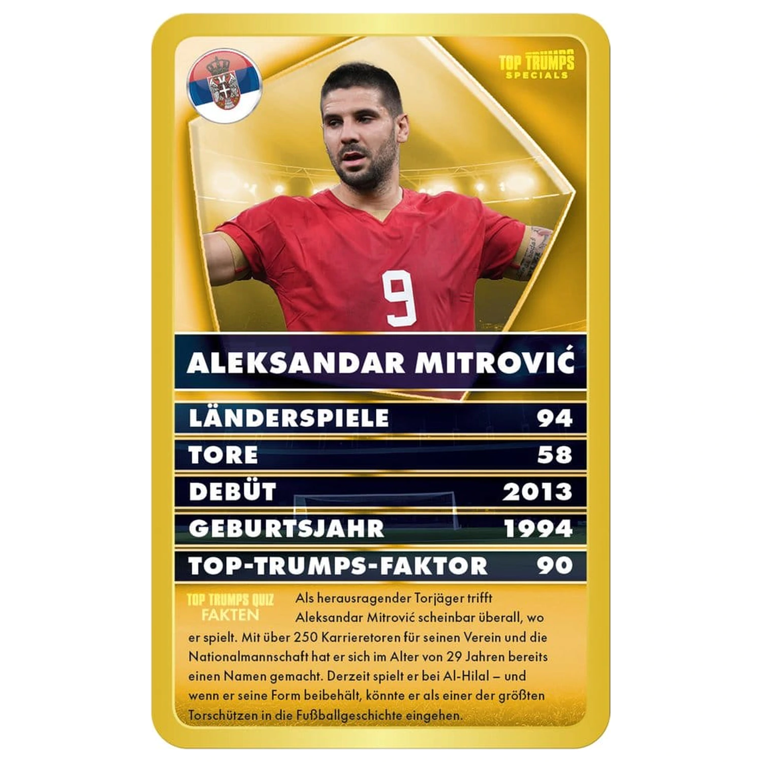World Football Stars 6 joc de carti Top Trumps *Versiune Germana* poza produsului