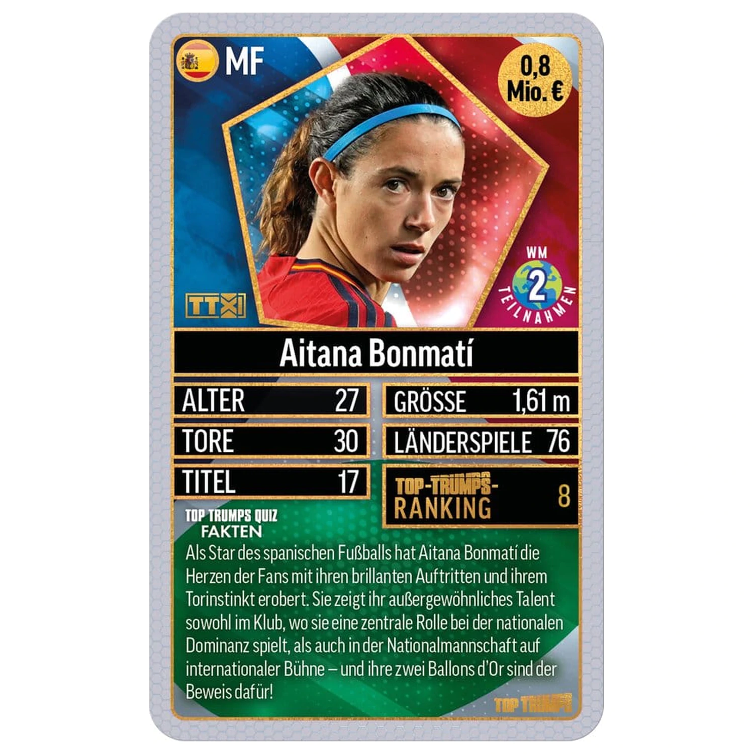 World Football Stars Card Game 200 pachete 5 *German Version* poza produsului