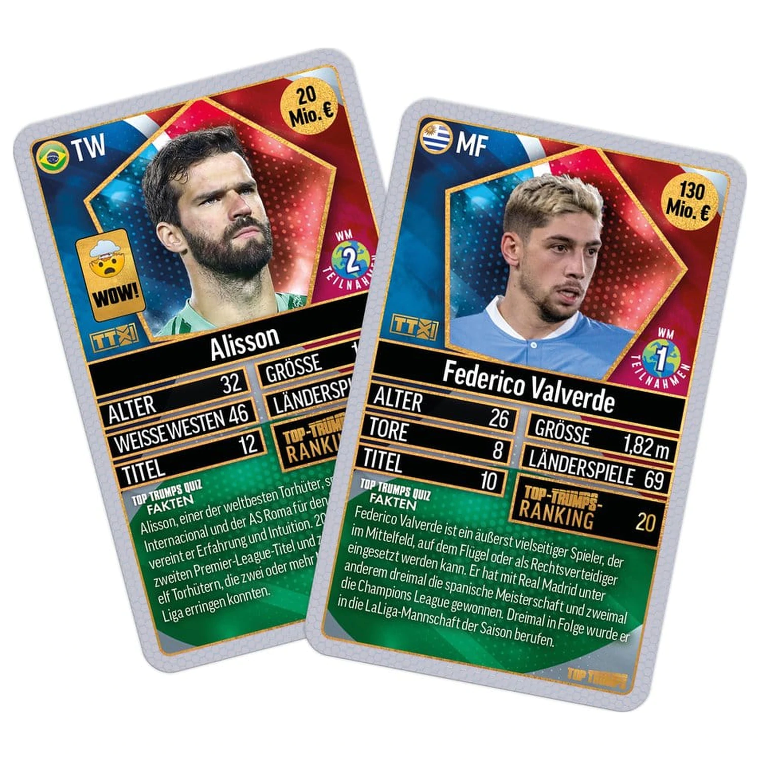 World Football Stars Card Game 200 pachete 5 *German Version* poza produsului