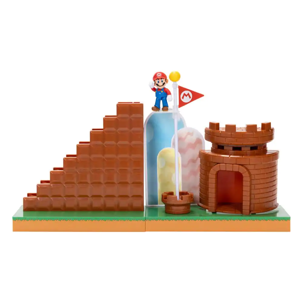 World of Nintendo Super Mario Mini Figurina Set de Joacă Nivel Final poza produsului