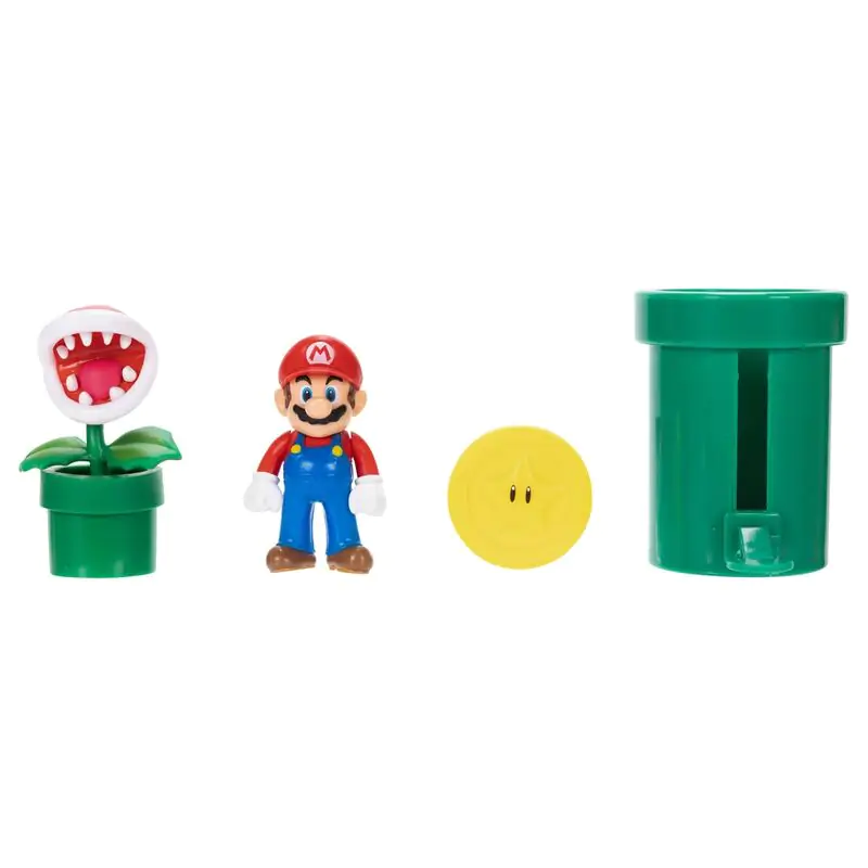 World of Nintendo Super Mario Diorama Set de joacă Pădurea de Sodă 6 cm poza produsului